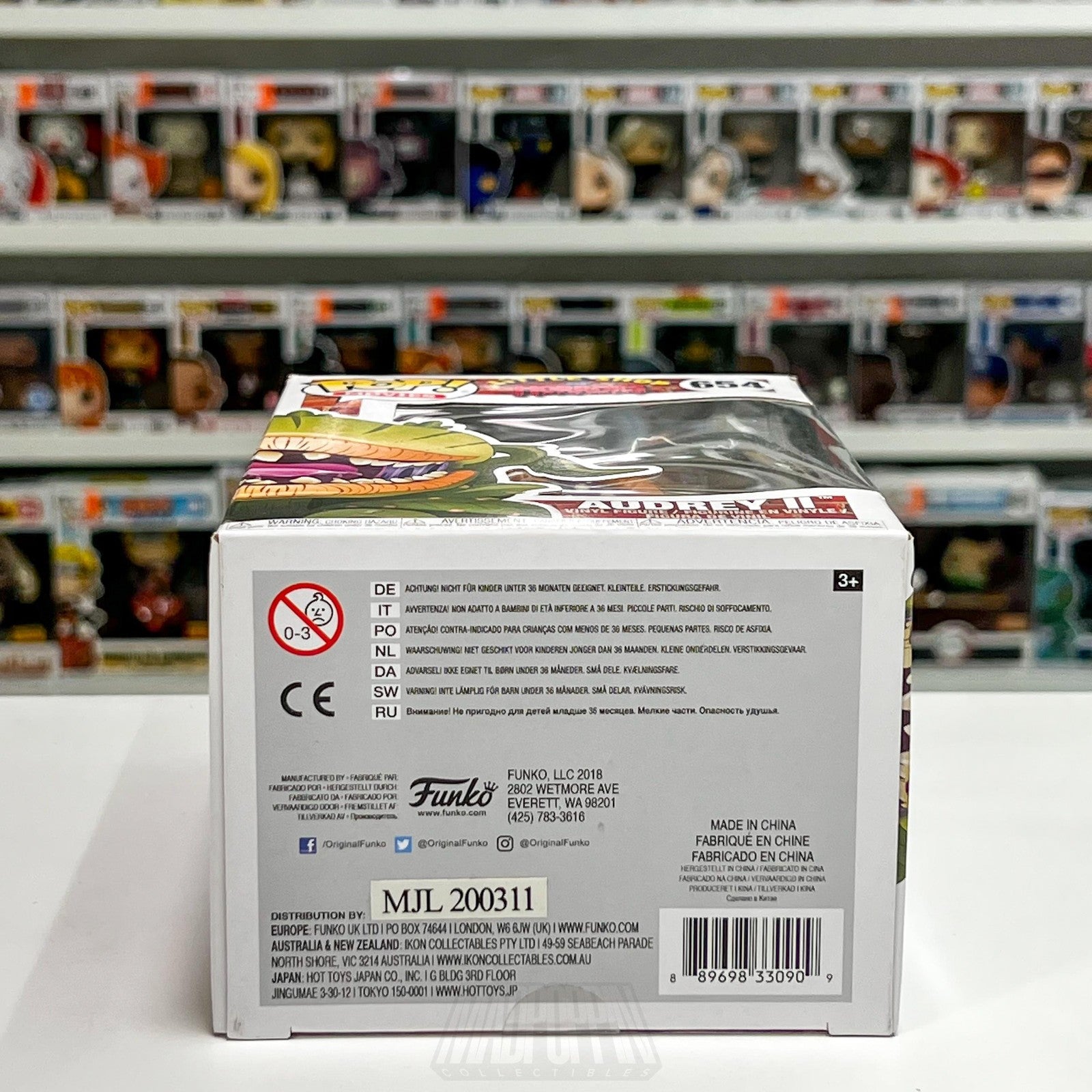 Funko Pop Movies Little Shop of Horrors Audrey II 654 Figure Comedy Frank Oz