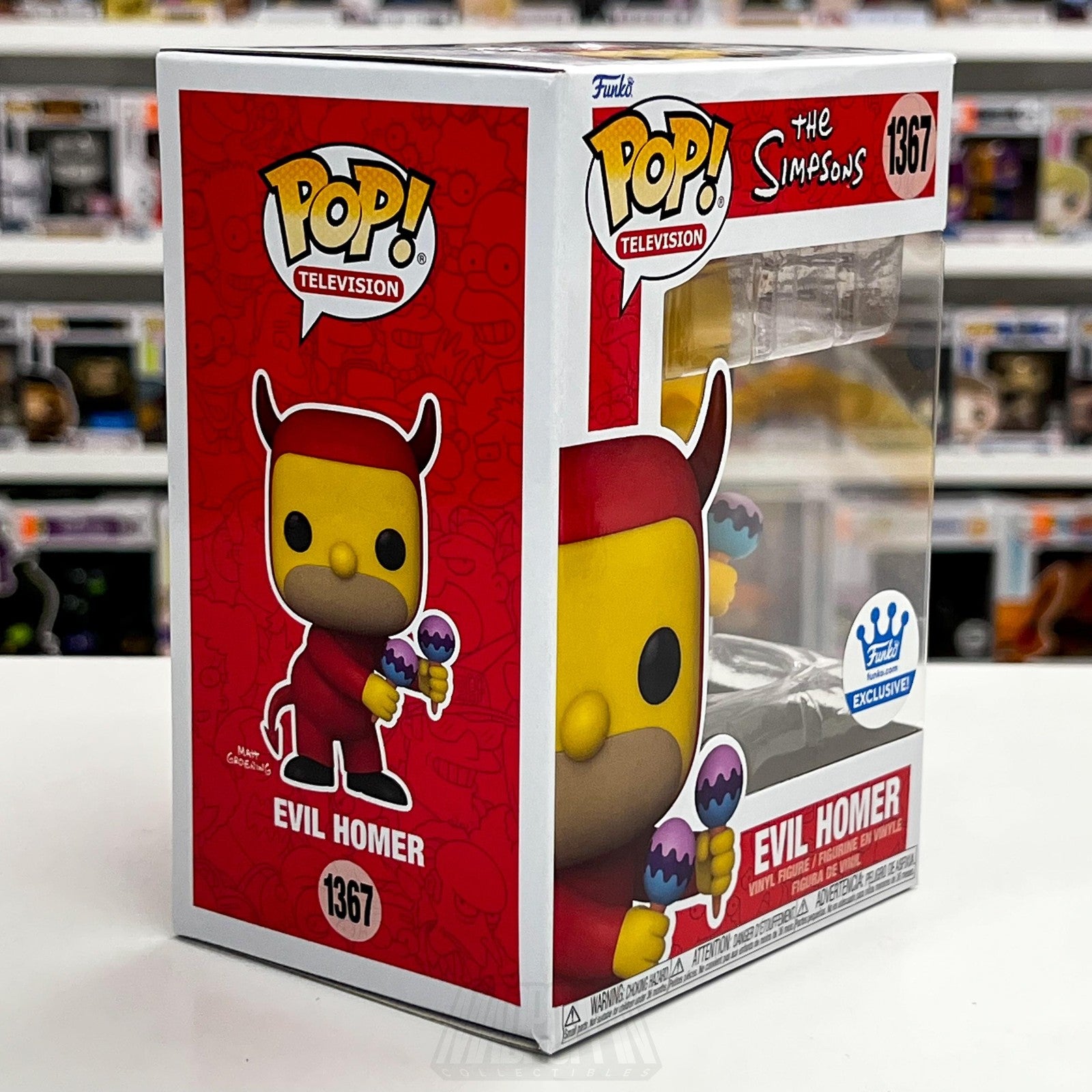 Funko Pop Television The Simpsons Evil Homer 1367 Vinyl Figure Funko Exclusive5