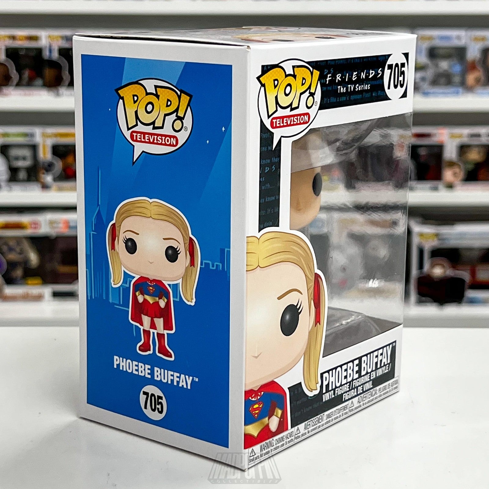 Funko Pop Friends Phoebe Buffay Supergirl #705 Vinyl Figure TV Series