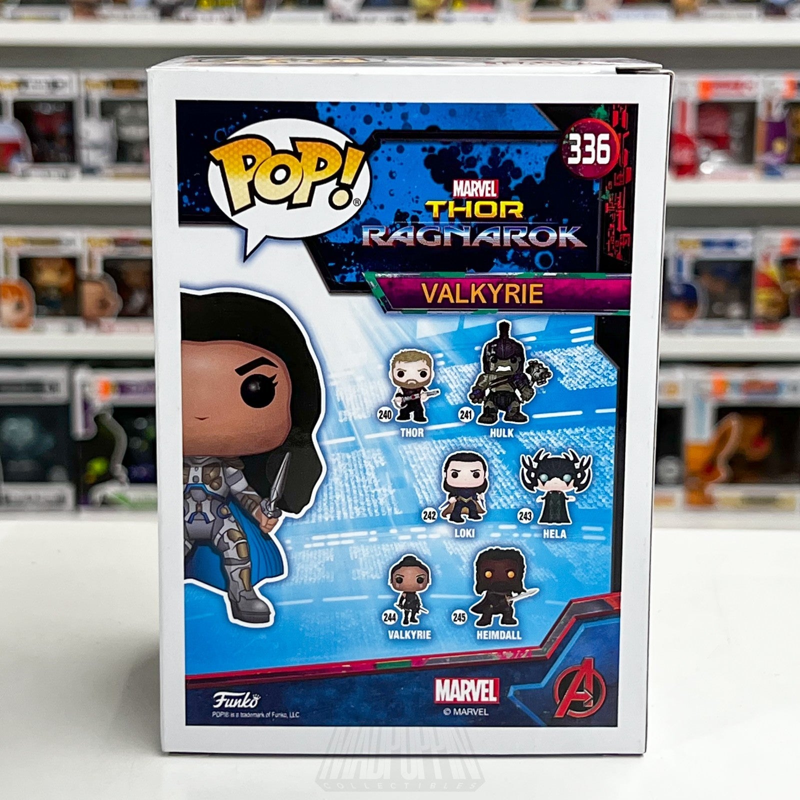 Funko Pop Marvel Thor Ragnarok Valkyrie Battle Outfit 336 SDCC 2018 Vinyl Figure3