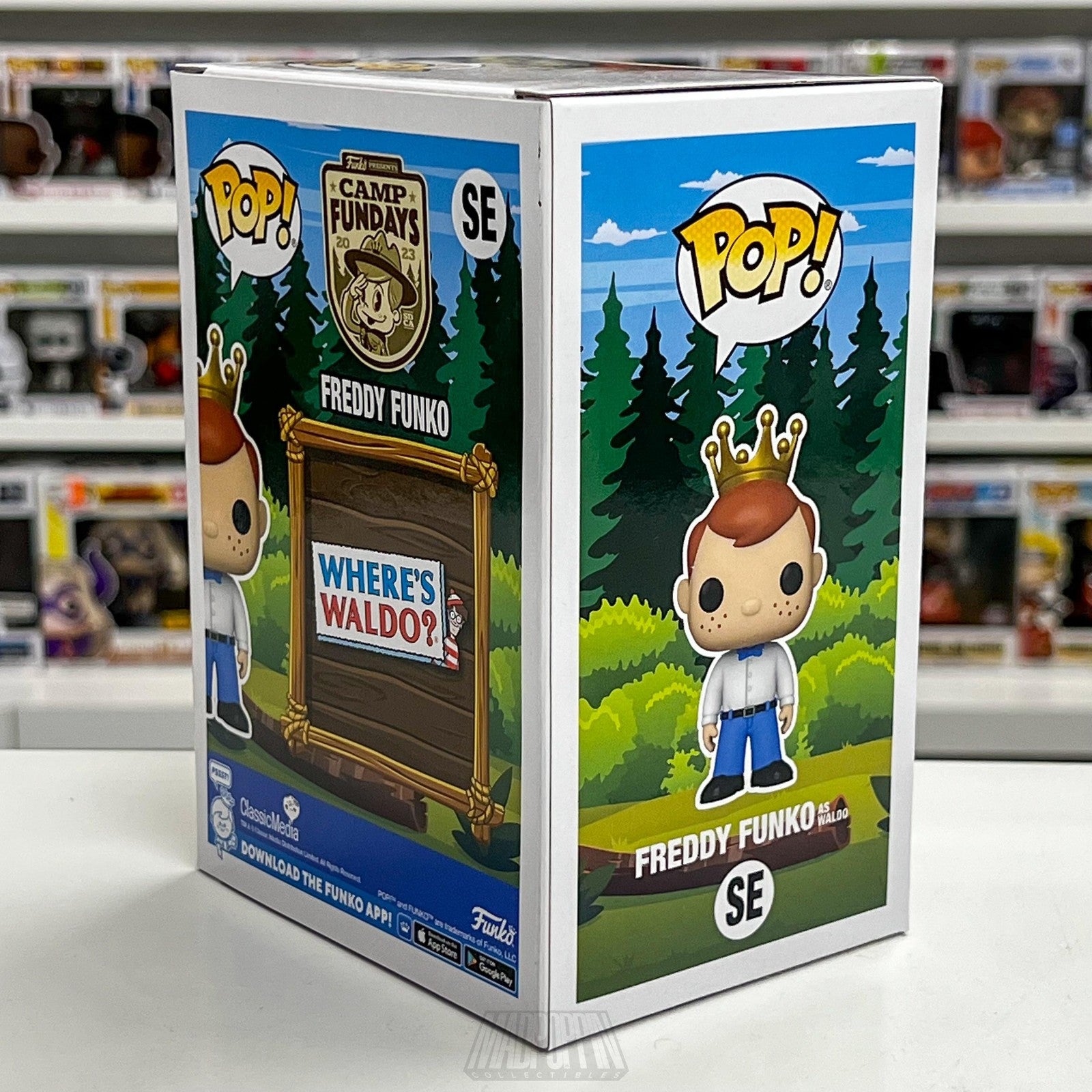 Freddy Funko as Waldo Funko Pop SE Camp Fundays 2023 Limited 850 PCS Vinyl