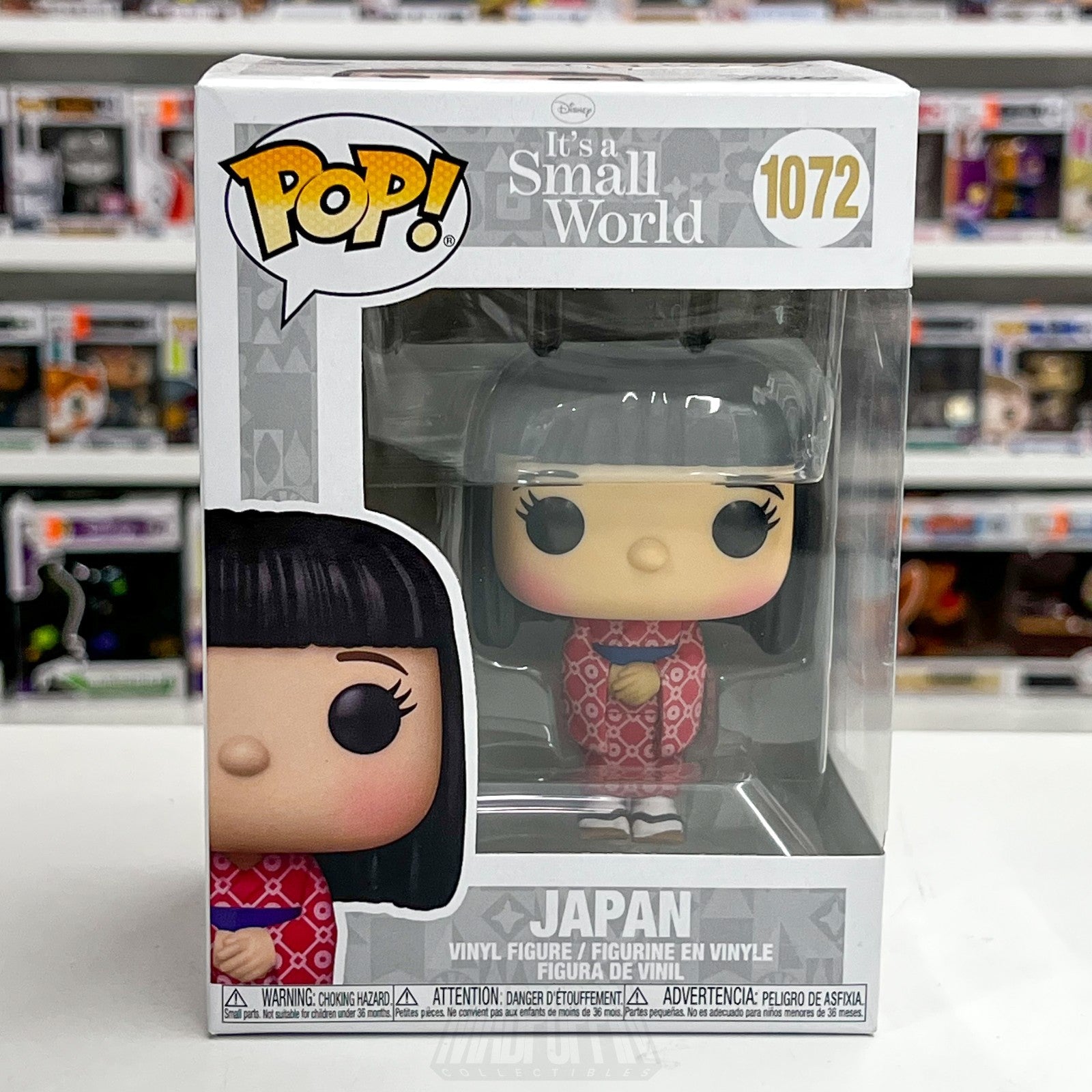 Funko Pop Disney It's A Small World Japan 1072 Fantasyland Ride Vinyl Figure Toy0