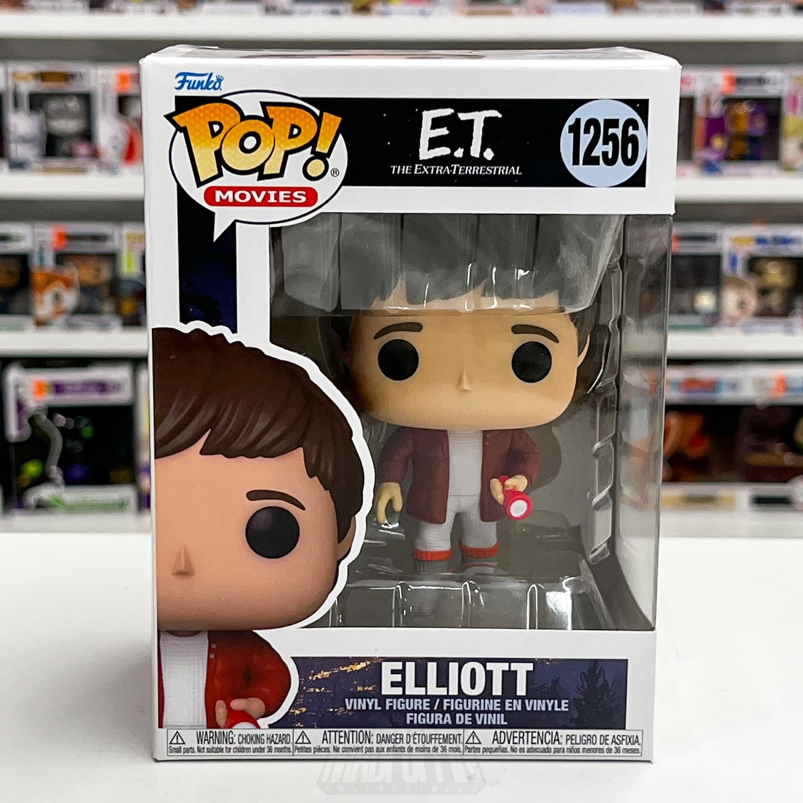 Funko Pop Movies ET The Extra-Terrestrial Elliott w/Flashlight 1256 Vinyl Figure0
