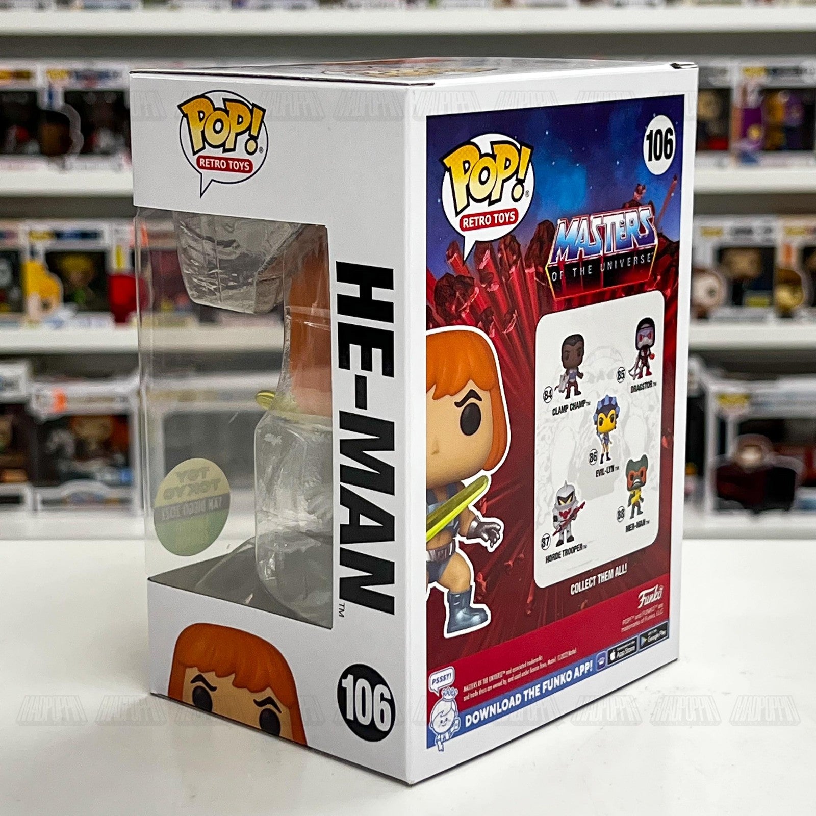 Funko Pop He-Man Masters of the Universe 106 SDCC 2022 Toy Tokyo Limited Edition