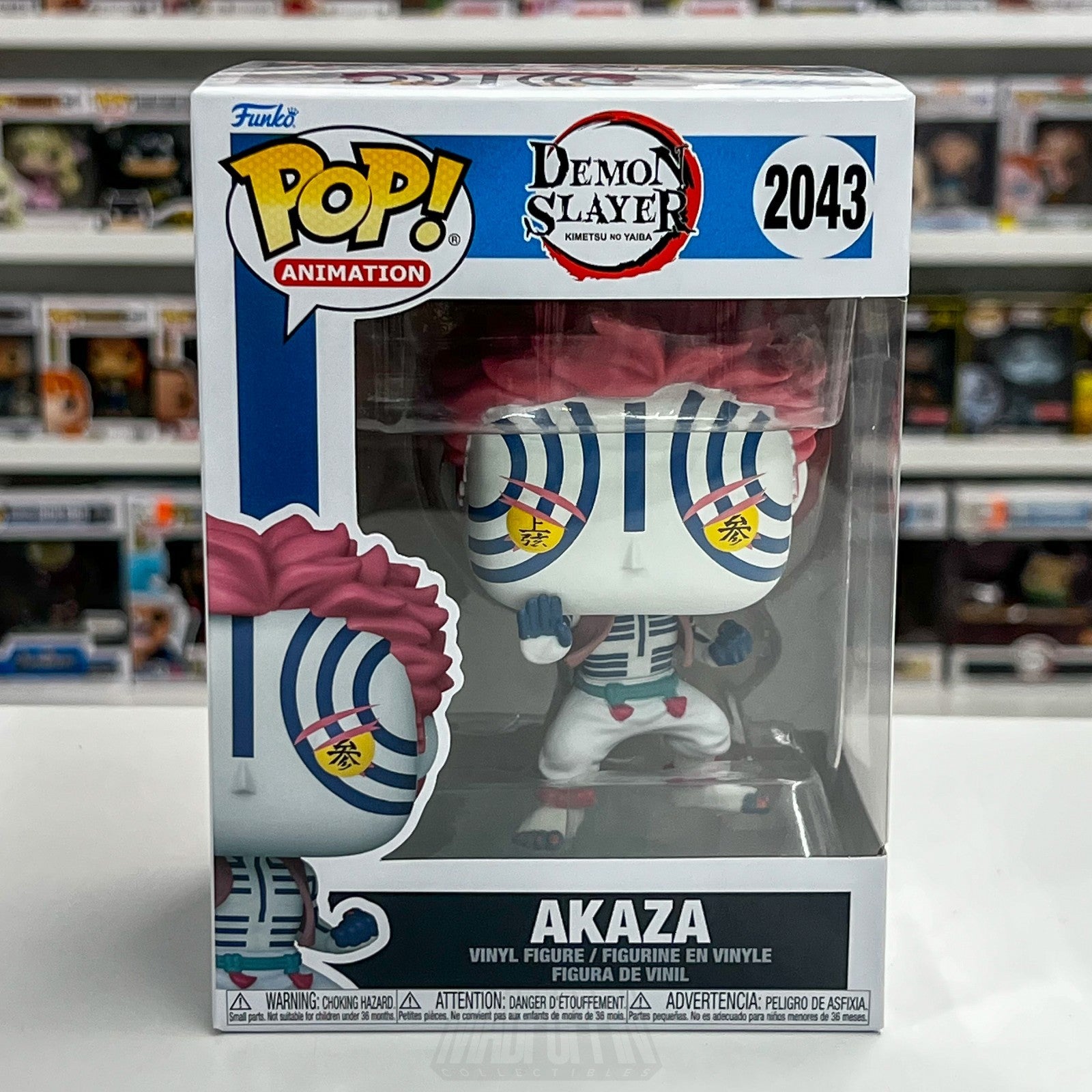 Funko Pop Anime Demon Slayer Akaza 2043 Twelve Kizuki Japan Manga Vinyl Figure0