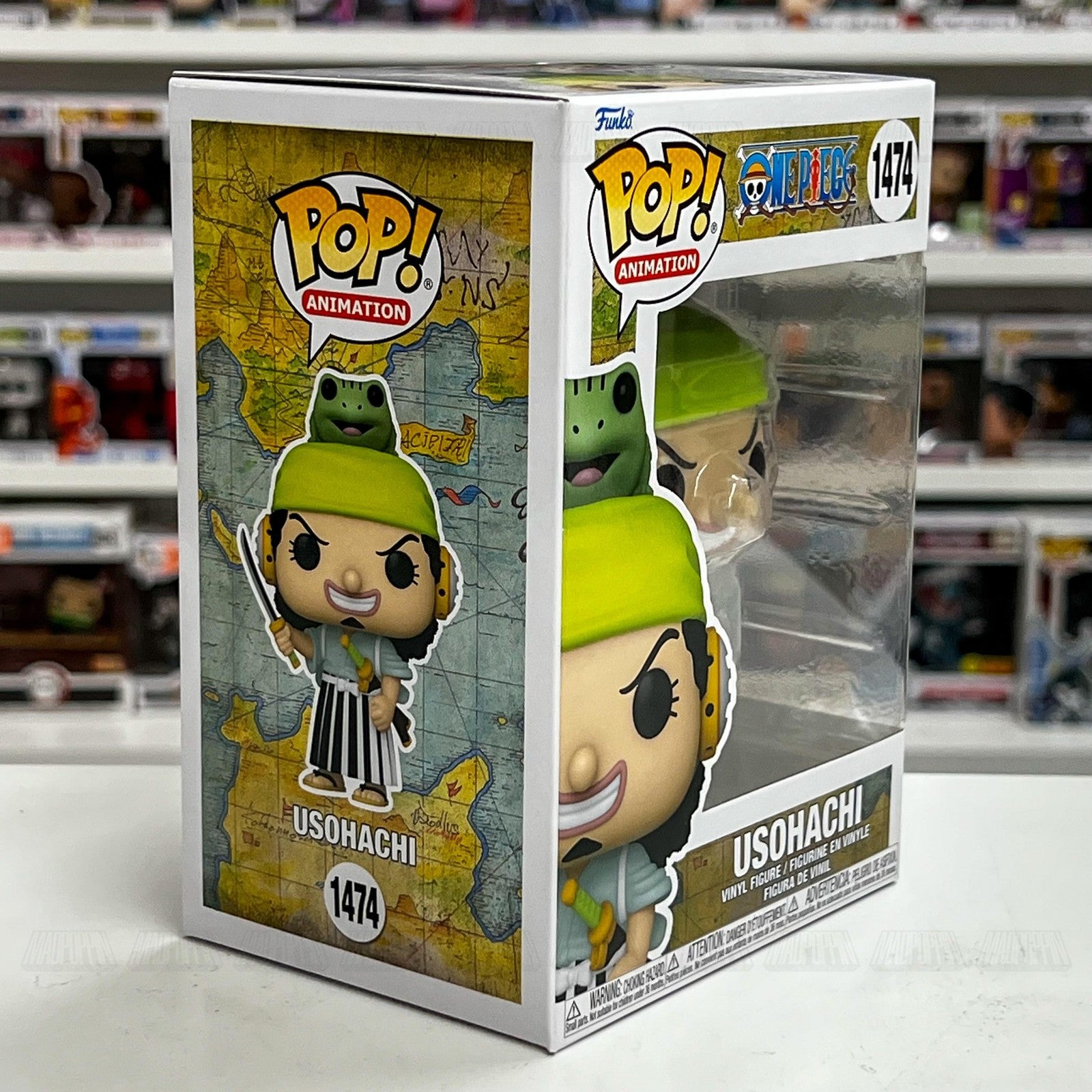 Funko Pop! Animation One Piece Usohachi #1474 Vinyl Figure New in Box Wano Arc
