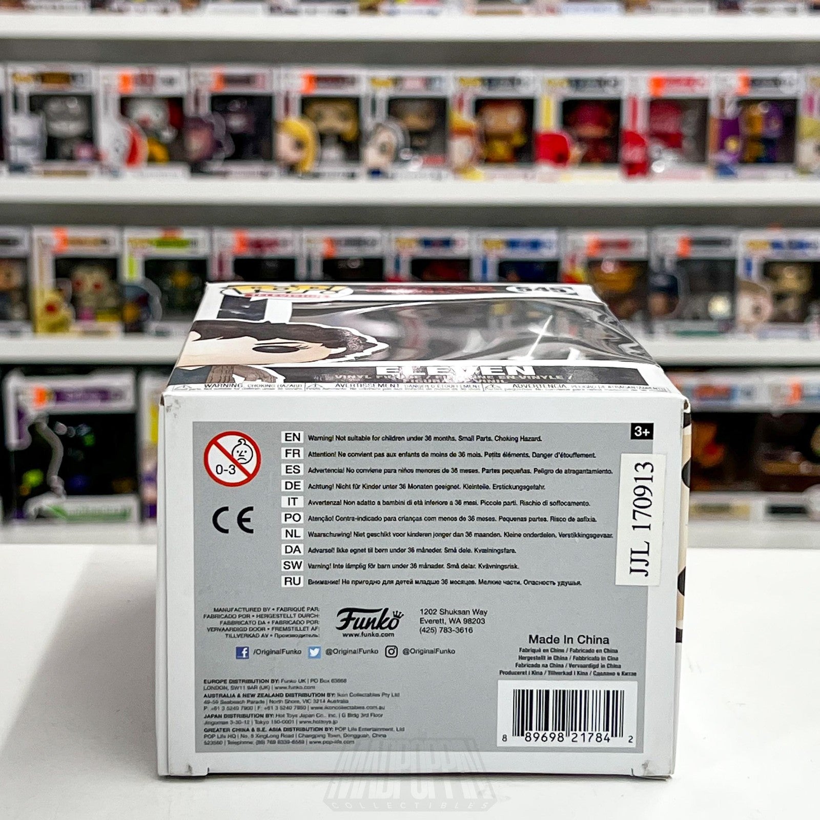 Funko Pop Television Stranger Things Eleven 545 Vinyl Figure TV Horror Sci-Fi TV7