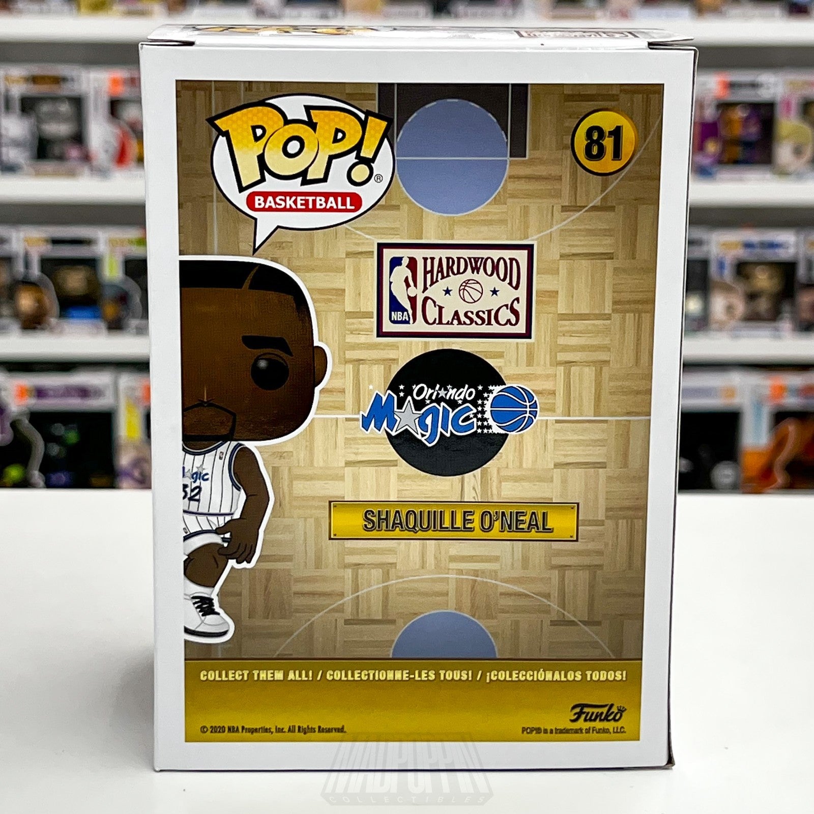 Funko Pop NBA Shaquille O'Neal 81 Orlando Magic Vinyl Figure Basketball New HWC3