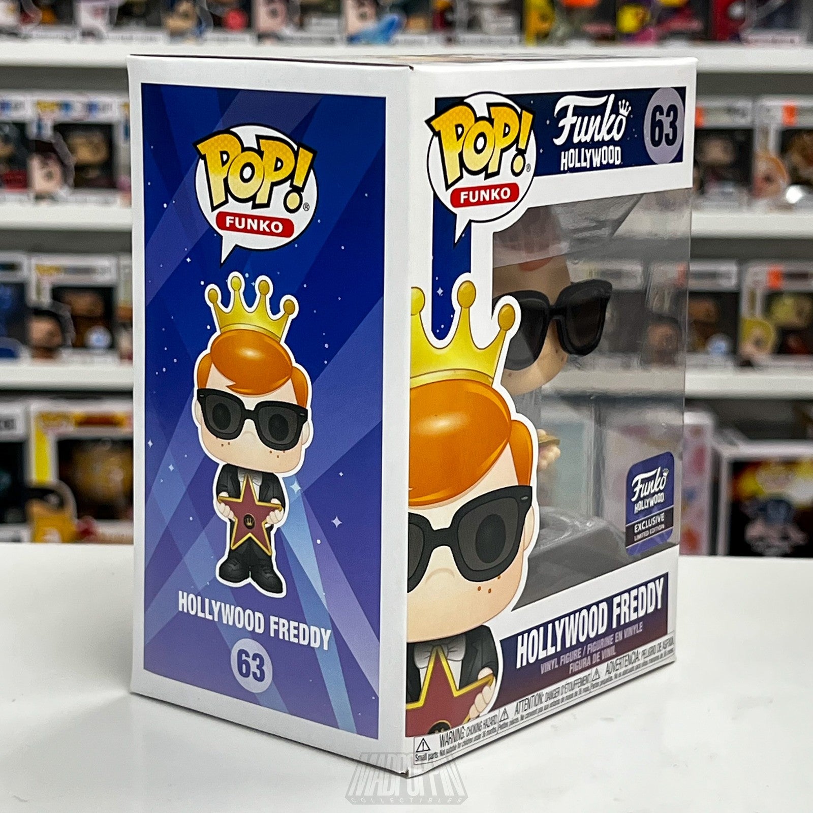 Funko Pop Hollywood Freddy 63 Exclusive Limited Edition Vinyl Figure Collectible