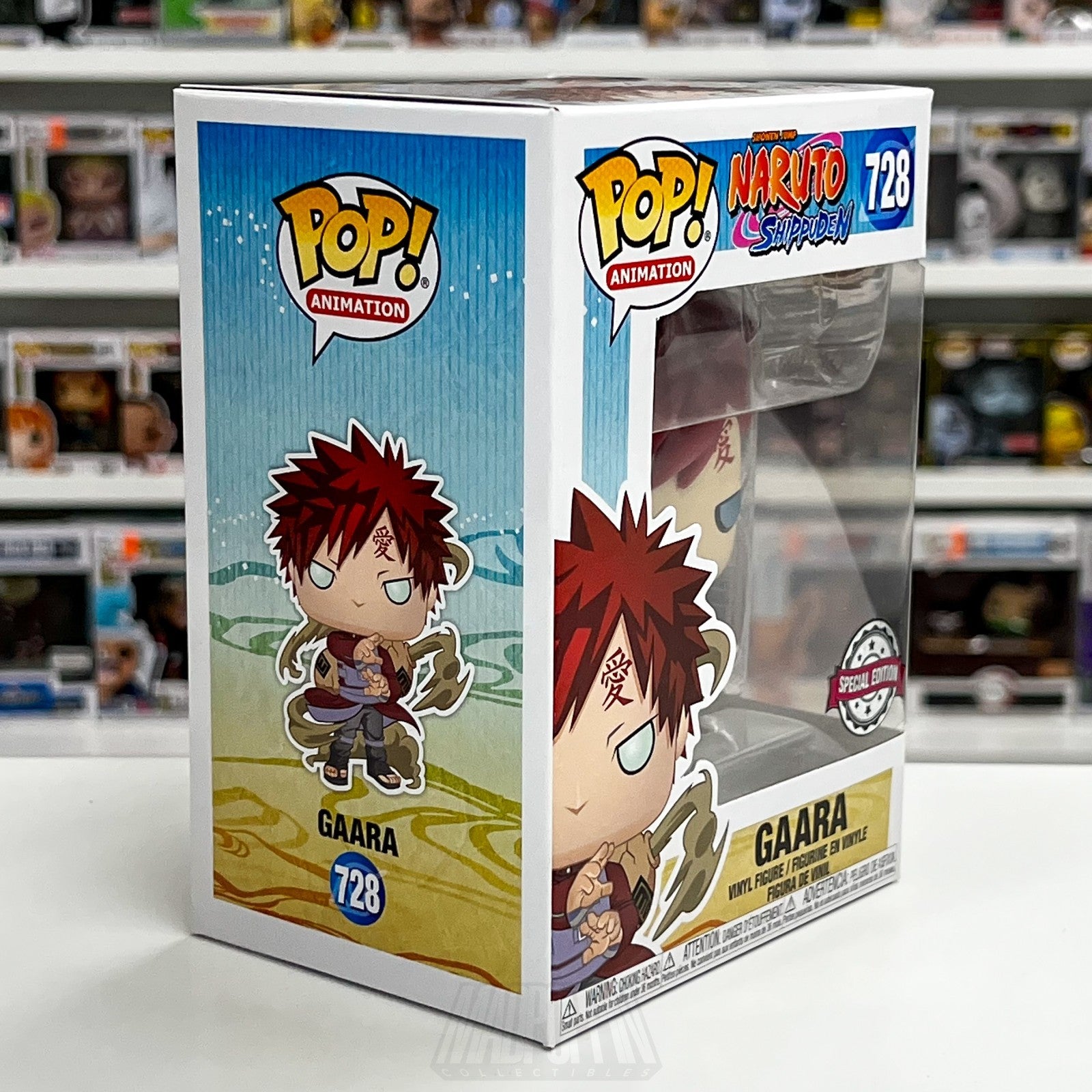 Funko Pop Anime Naruto Shippuden Gaara Metallic Special Edition 728 Vinyl Figure5