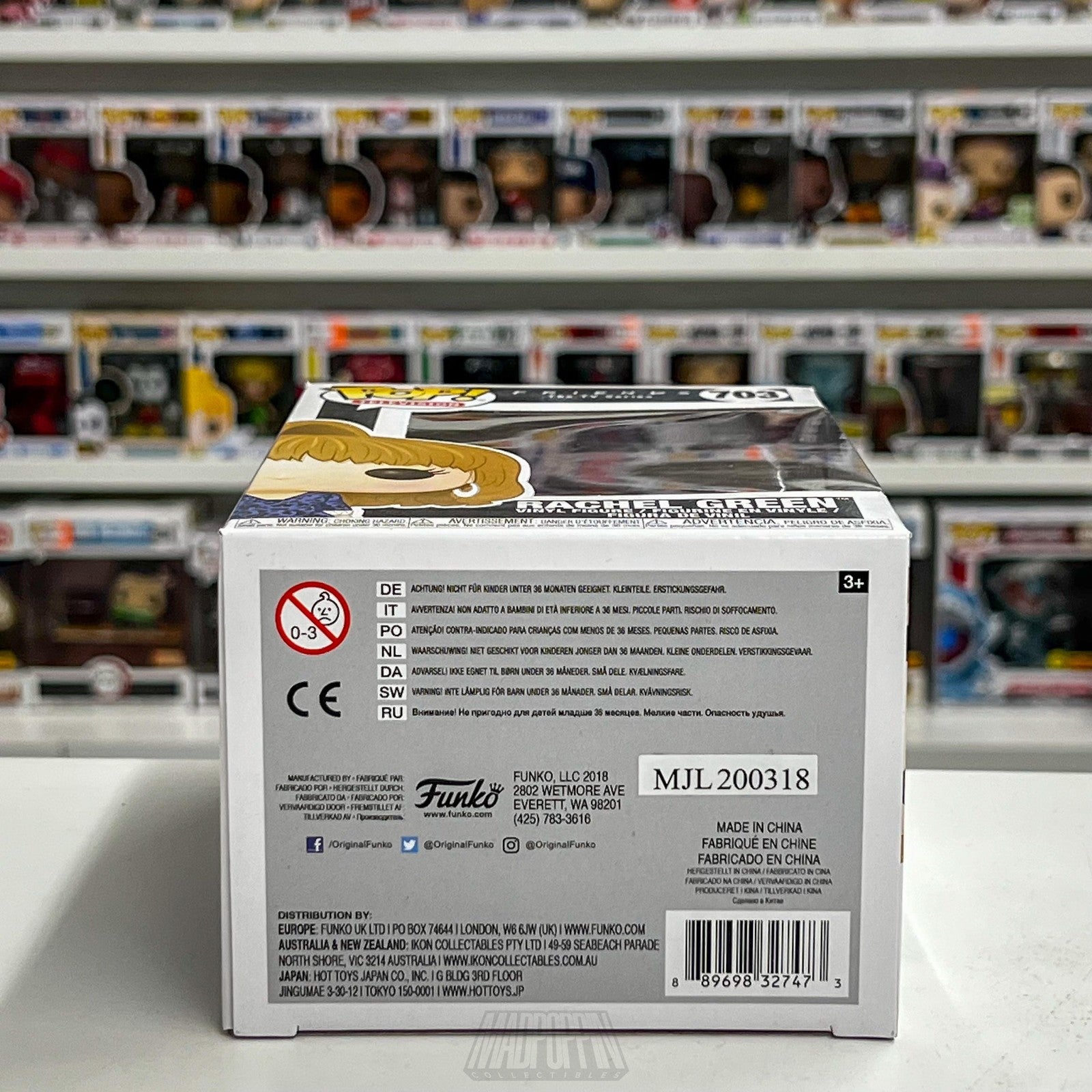 Funko Pop Friends Rachel Green 703 TV Series Vinyl Figure Collector New In Box