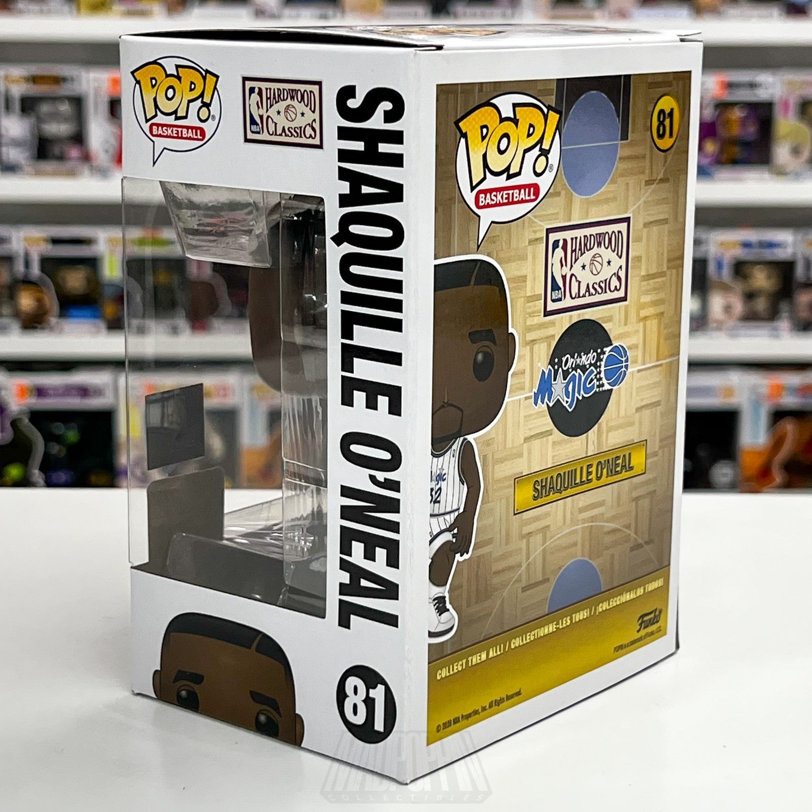 Funko Pop NBA Shaquille O'Neal 81 Orlando Magic Vinyl Figure Basketball New HWC2