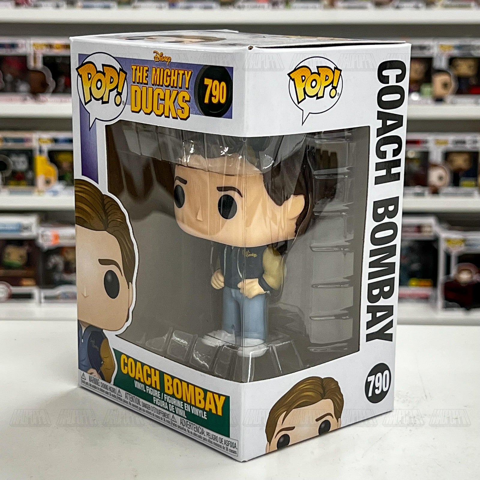 Funko Pop 790 Coach Bombay The Mighty Ducks Vinyl Figure Disney Movies TV