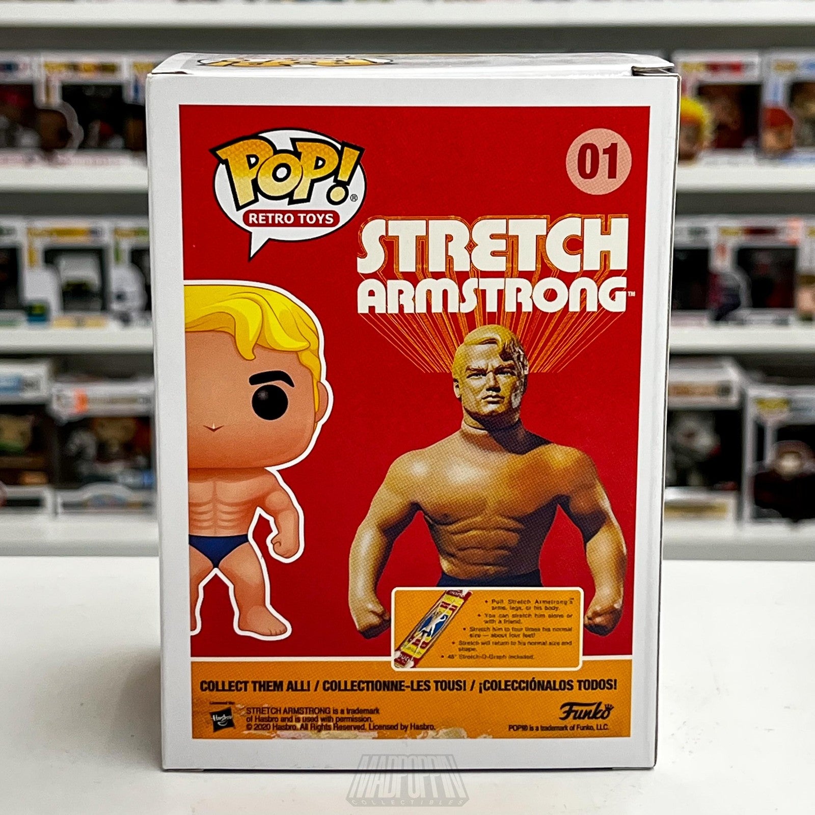 Funko Pop Retro Toys Stretch Armstrong 01 Vinyl Figure Collectible New in Box