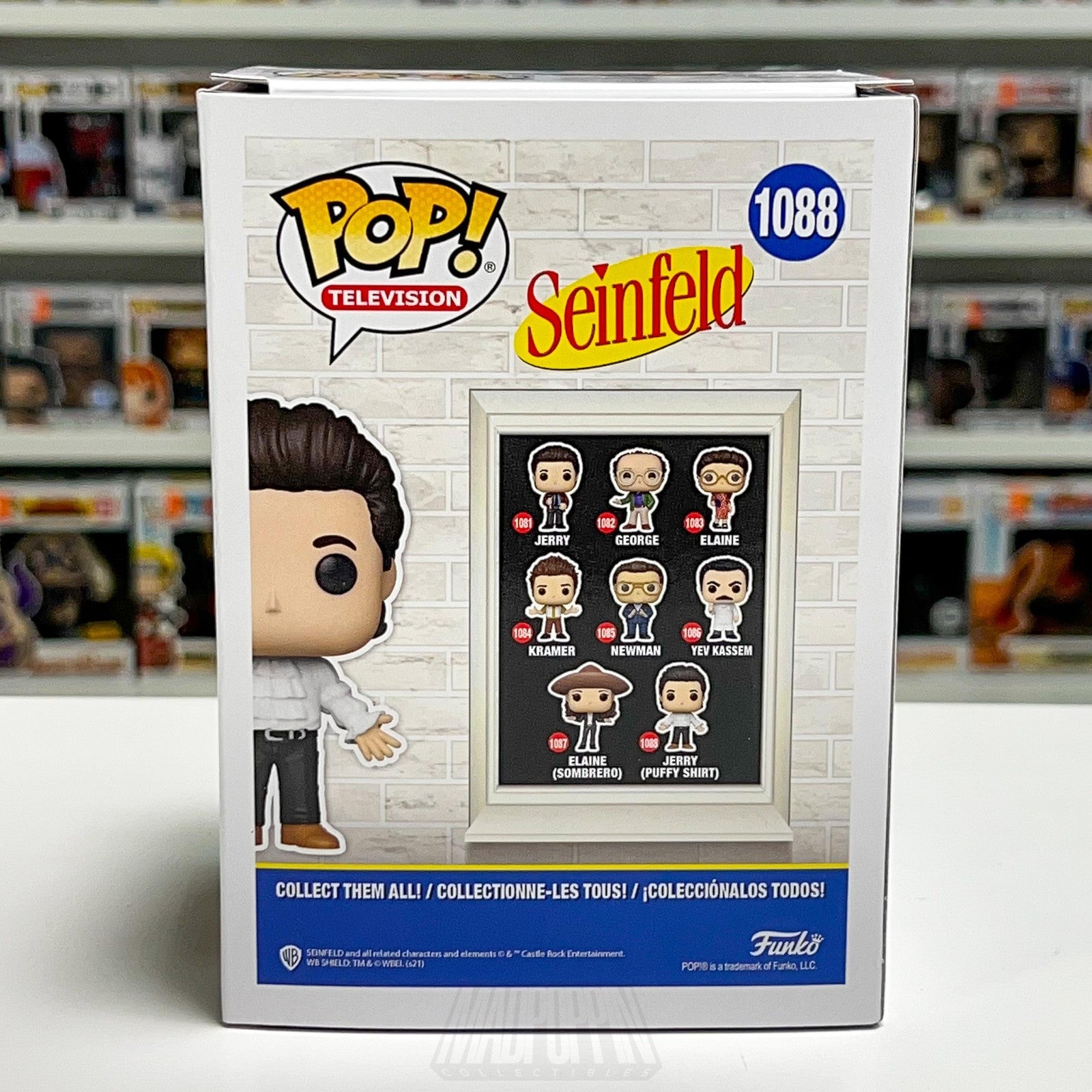 Funko Pop Television Seinfeld Jerry Puffy Shirt 1088 Figure Toy Comedy Sitcom