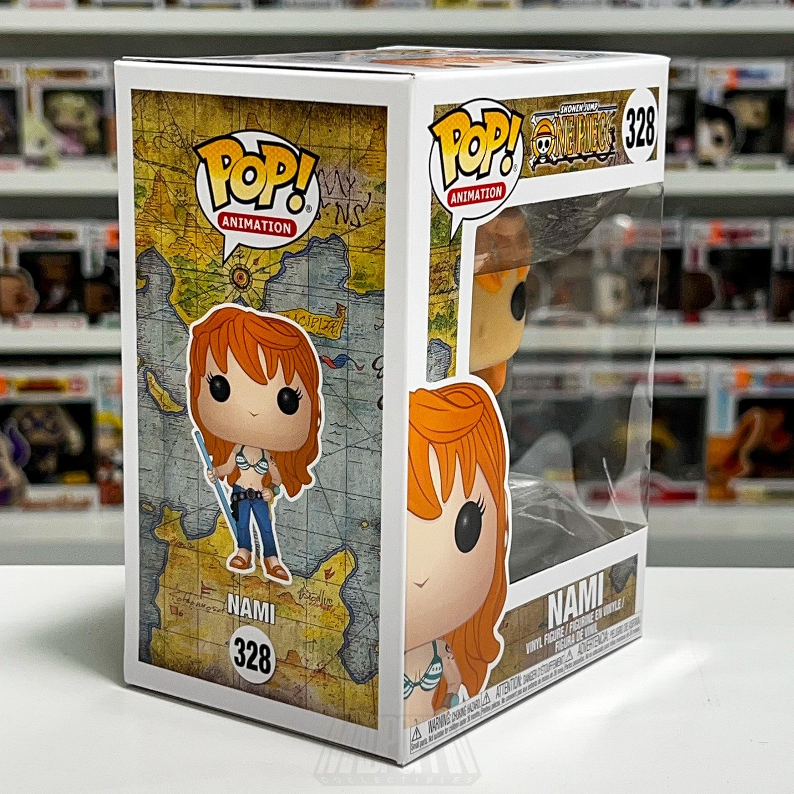 Funko Pop! Animation One Piece Nami #328 Vinyl Figure Anime Manga New in Box