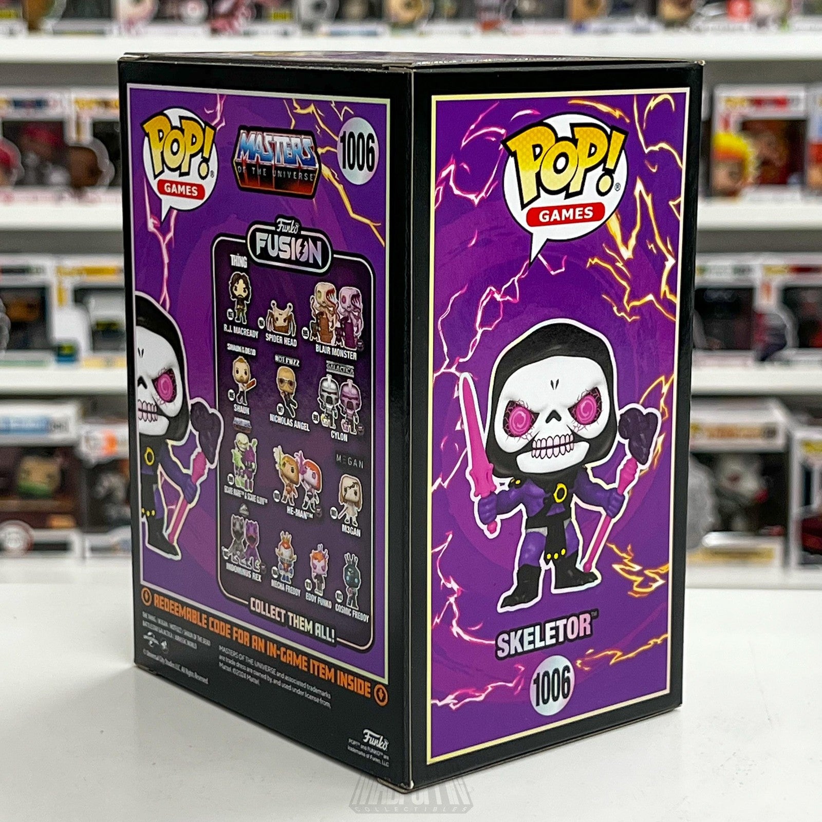 Funko Pop Fusion Skeletor 1006 NYCC 2024 Exclusive Masters Universe 1000 PCS