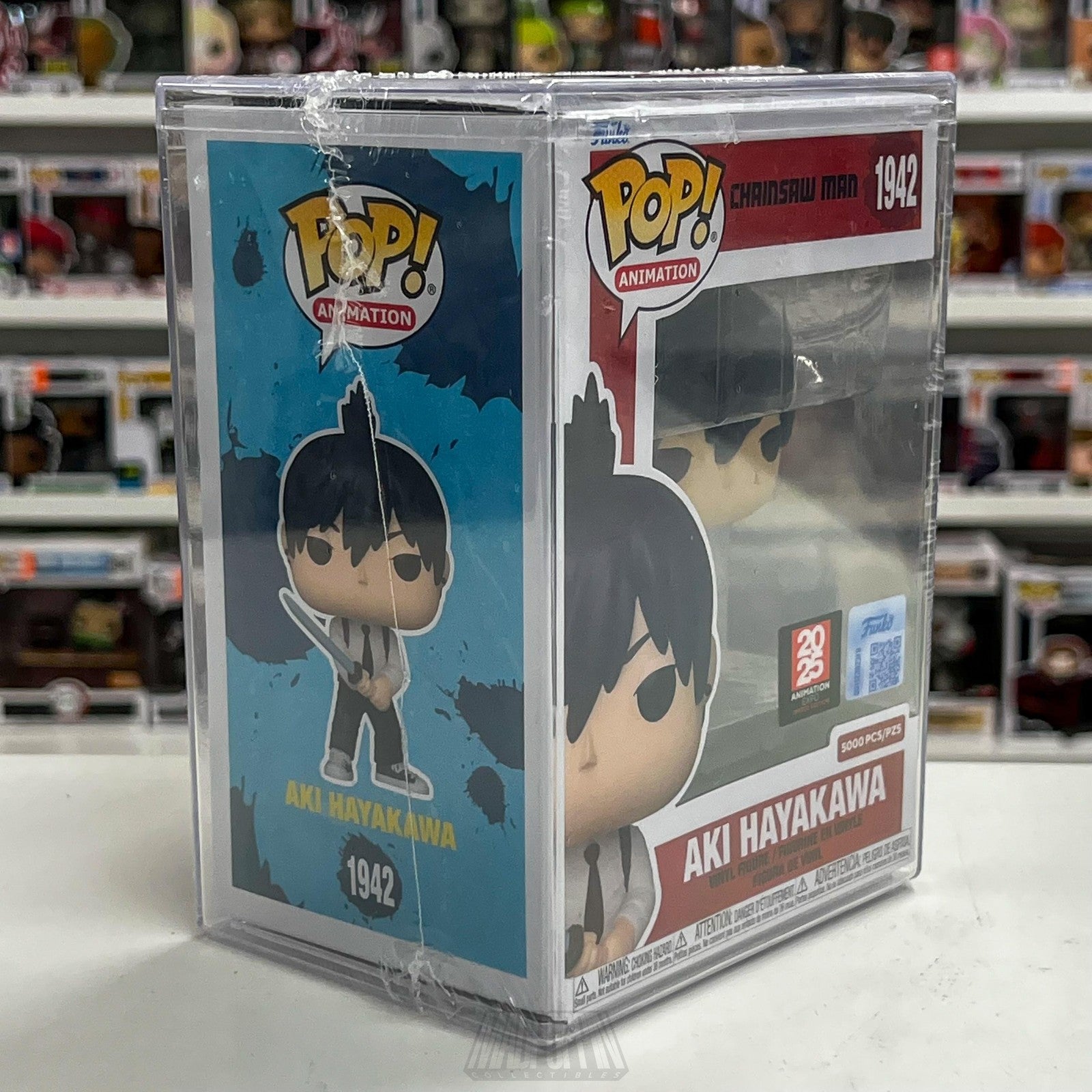 Funko Pop Chainsaw Man Aki Hayakawa 1942 Limited 5000pcs Vinyl Figure Animation