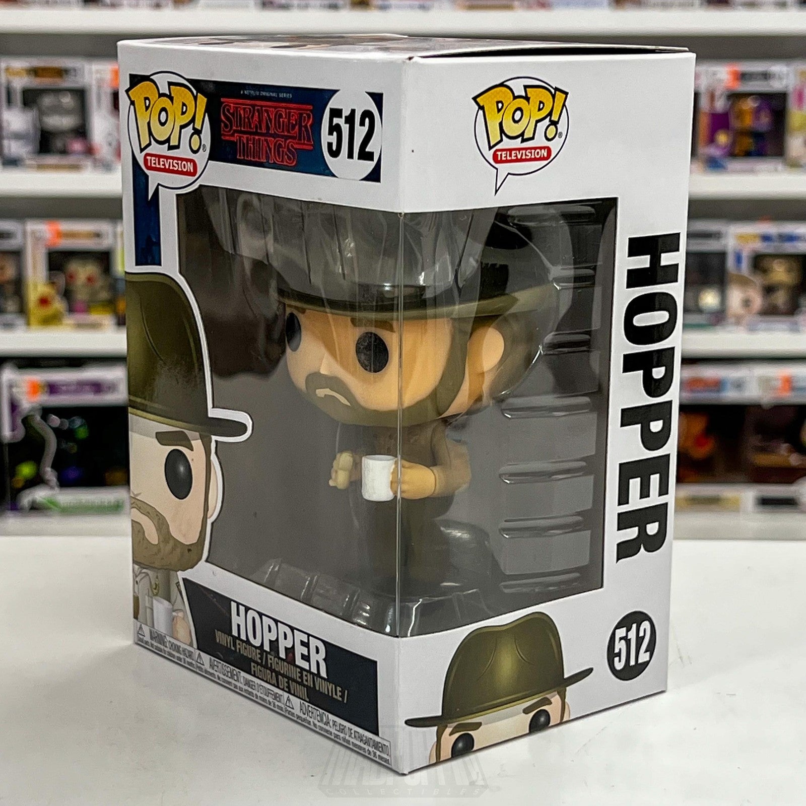 Funko Pop Television Stranger Things Hopper 512 Vinyl Figure Horror Toy Netflix1