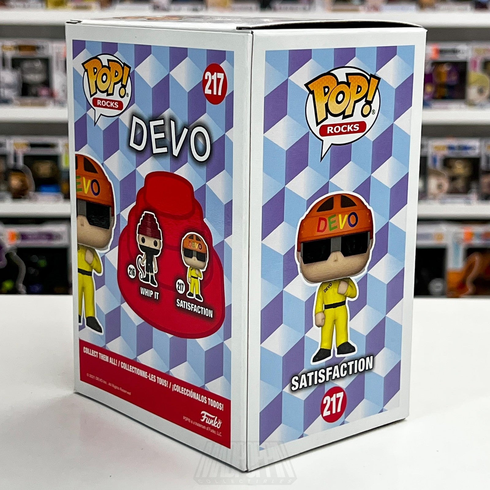 Funko Pop! Rocks Devo Satisfaction #217 Vinyl Figure 2021 New Wave Band Toy4