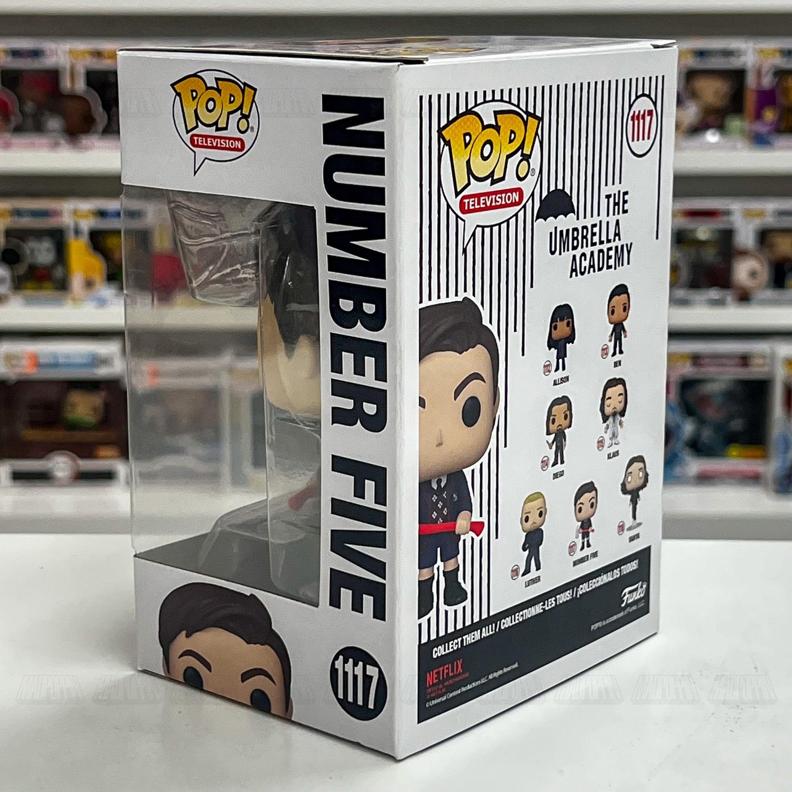 Funko Pop Television The Umbrella Academy Number Five #1117 Vinyl Figure Netflix