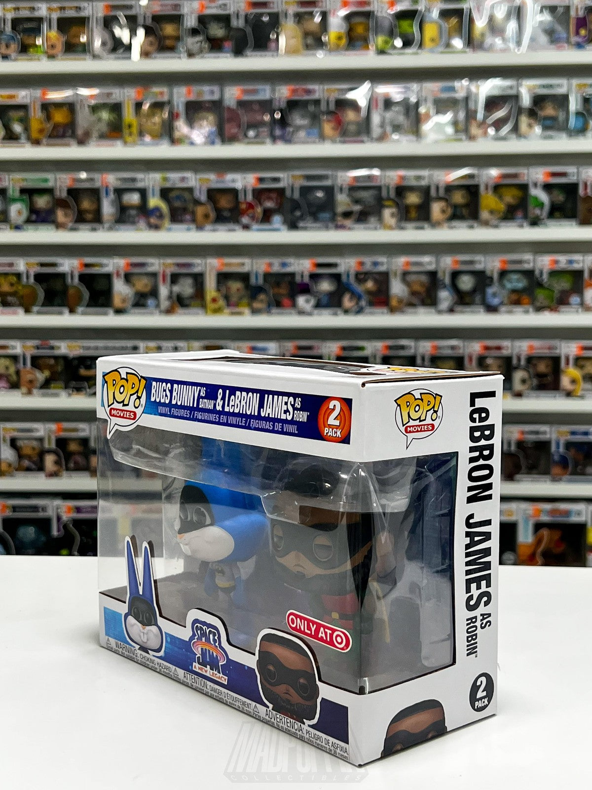Funko Pop Space Jam A New Legacy 2-Pack Bugs Bunny Batman & LeBron Robin Target