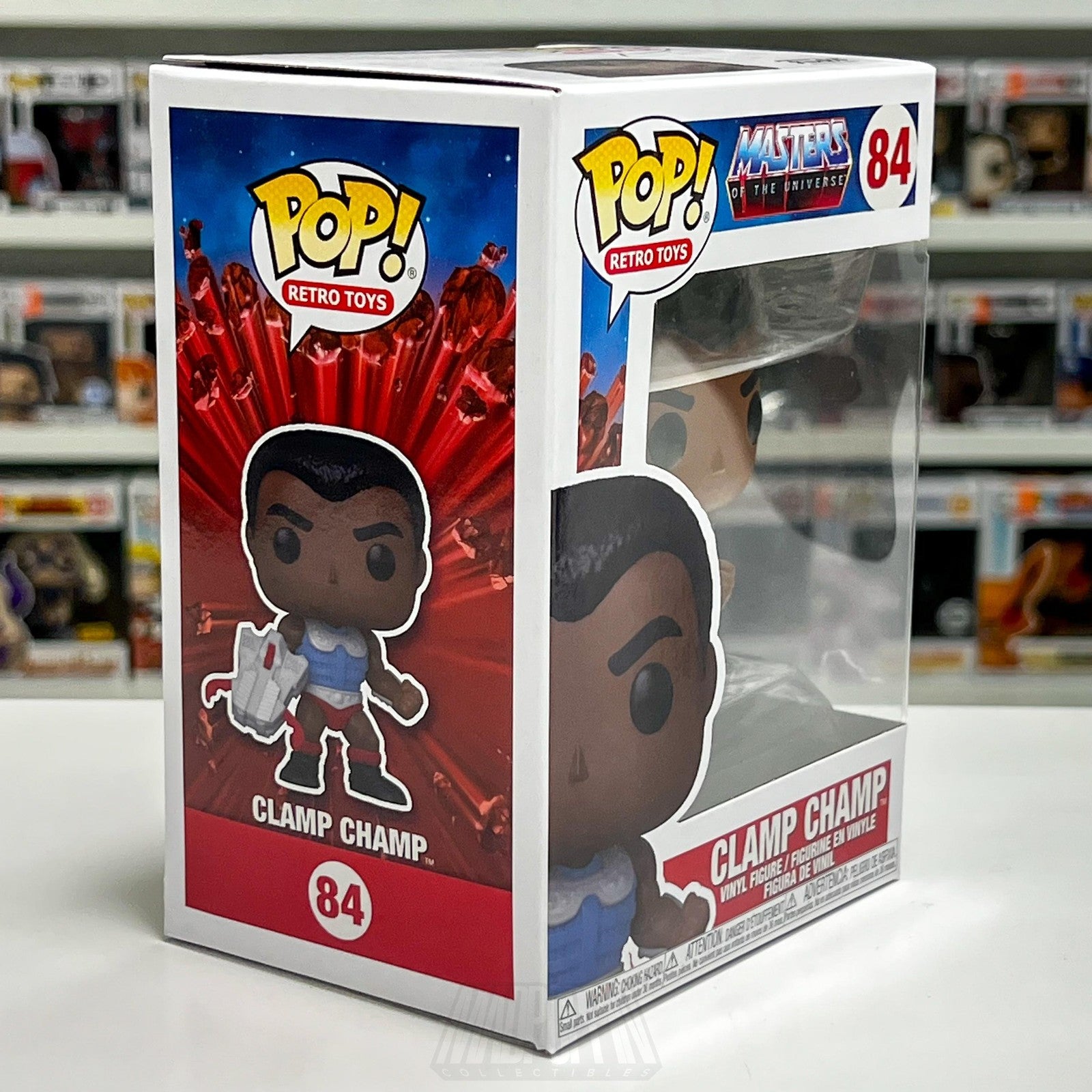 Funko Pop Retro Toys Masters of the Universe MOTU Clamp Champ 84 Vinyl Figure