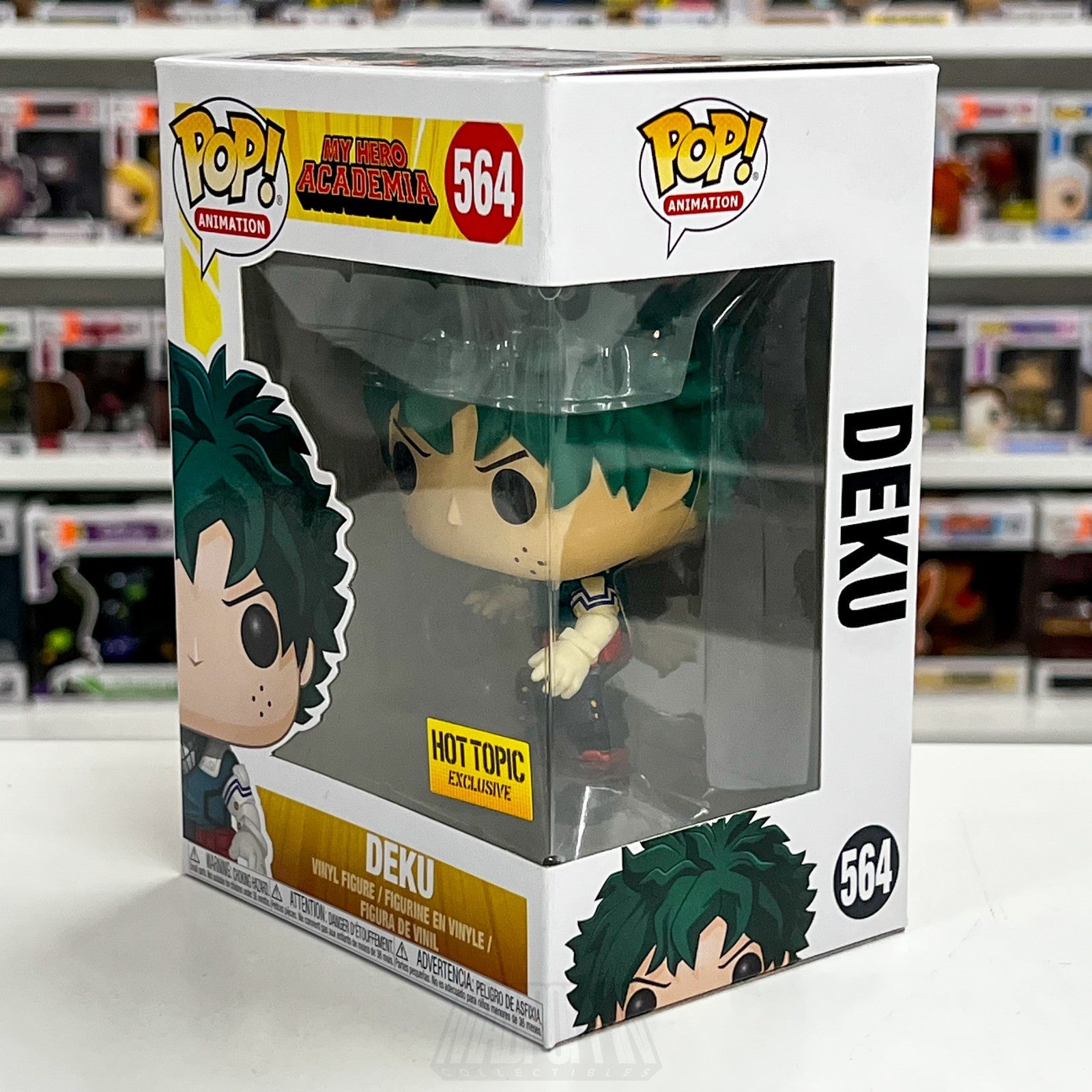 Funko Pop Anime My Hero Academia Deku Hot Topic 564 Izuku Midoriya Vinyl Figure1