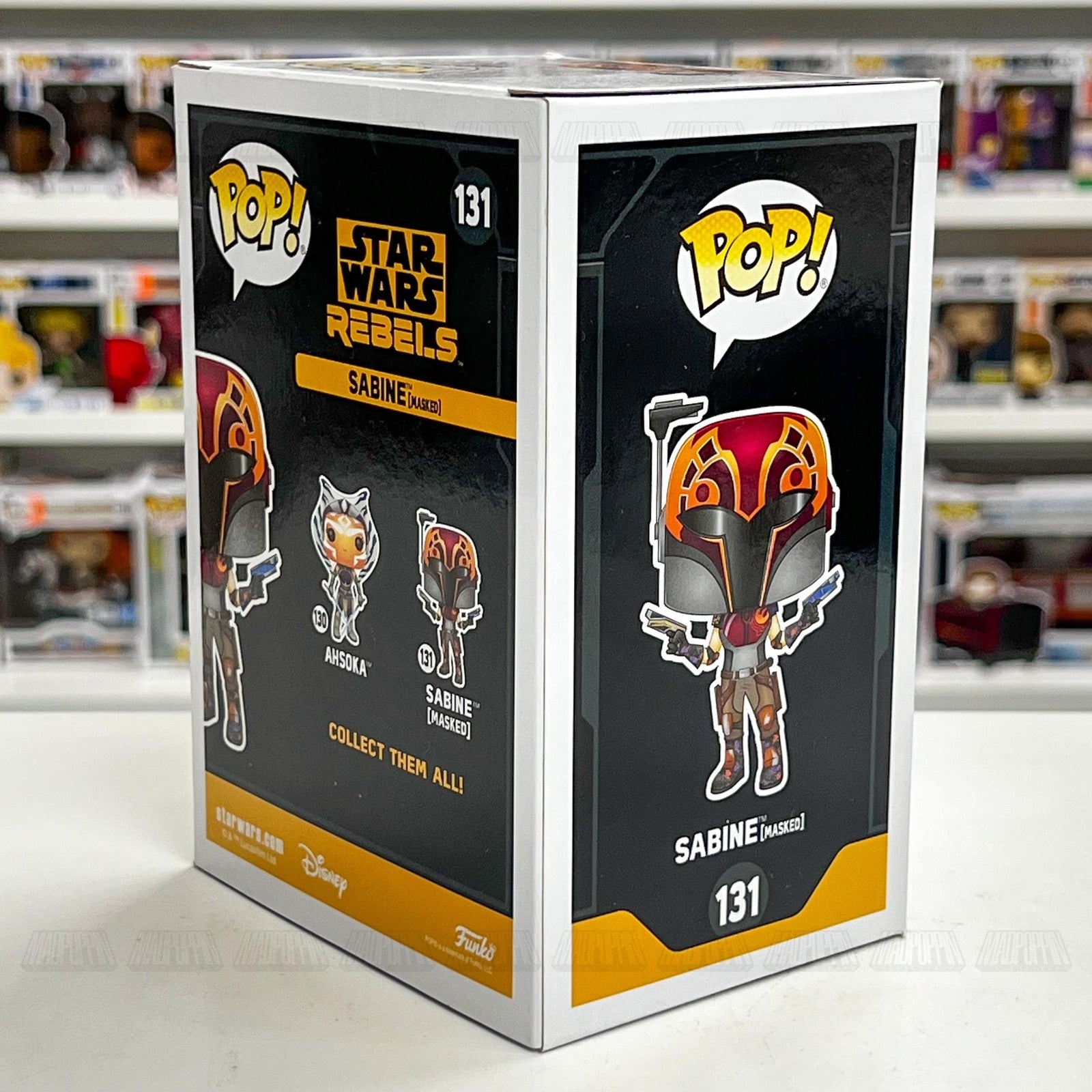 Funko Pop Star Wars Rebels Sabine Masked #131 Walgreens Exclusive Vinyl Figure
