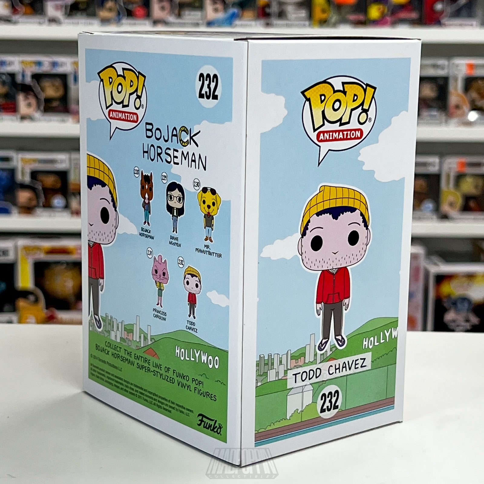 Funko Pop BoJack Horseman Todd Chavez Vinyl Figure Animation #232 TV Collectible