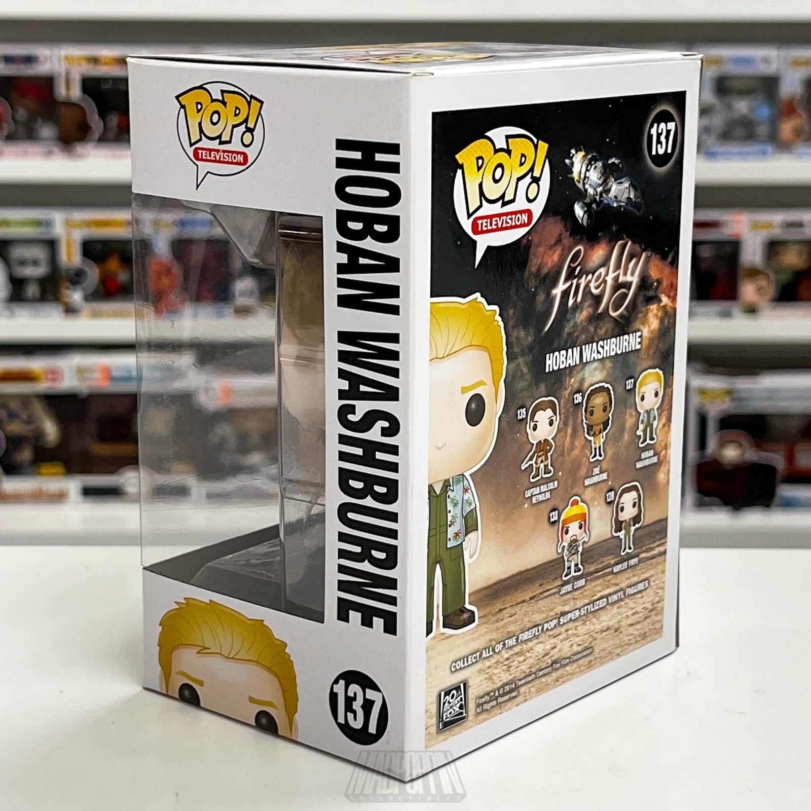 Funko Pop Firefly Hoban Washburne #137 Vinyl Figure TV Series Collectible Boxed