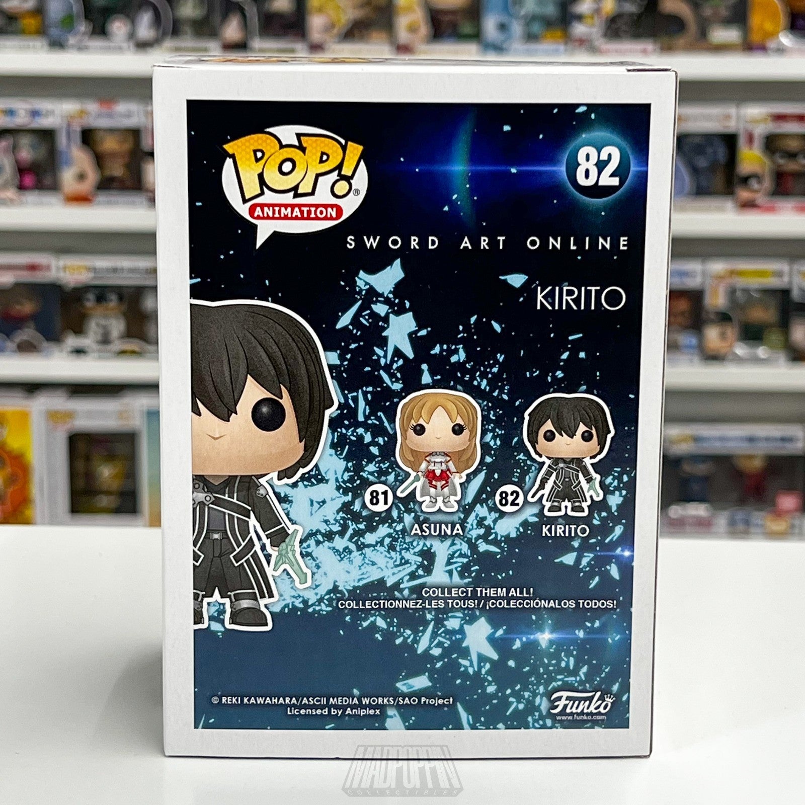 Funko Pop Anime Sword Art Online Kirito 82 Japanese Animation Manga