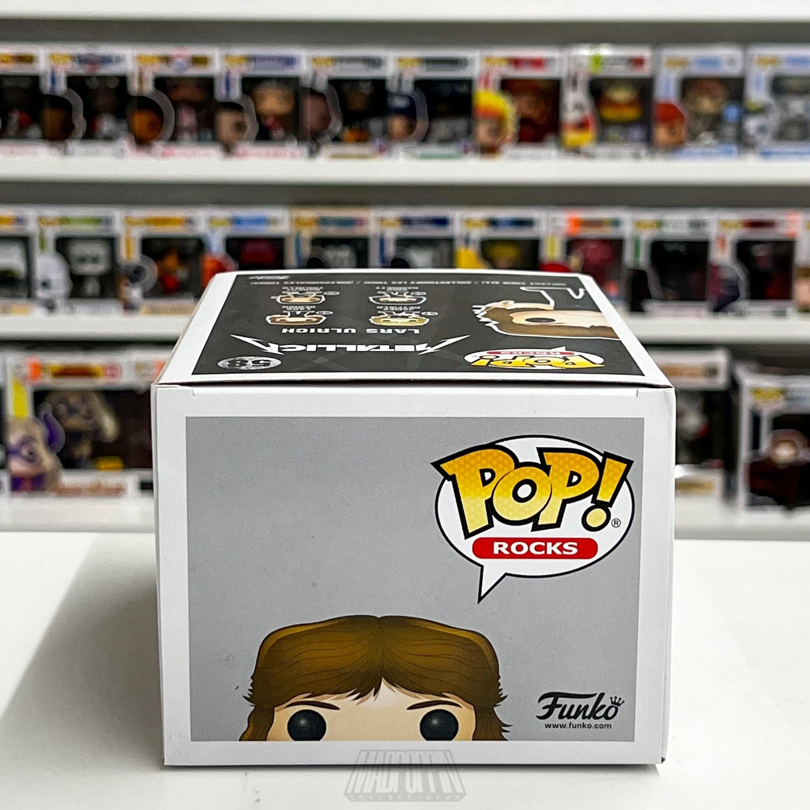 Funko Pop Rocks Metallica Lars Ulrich 58 Vinyl Figure New Box Collectible Gift