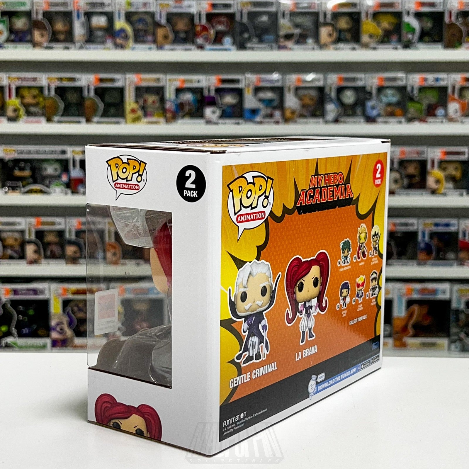 Funko Pop Anime Expo My Hero Academia Gentle Criminal & La Brava 2 Pack 2022 Toy