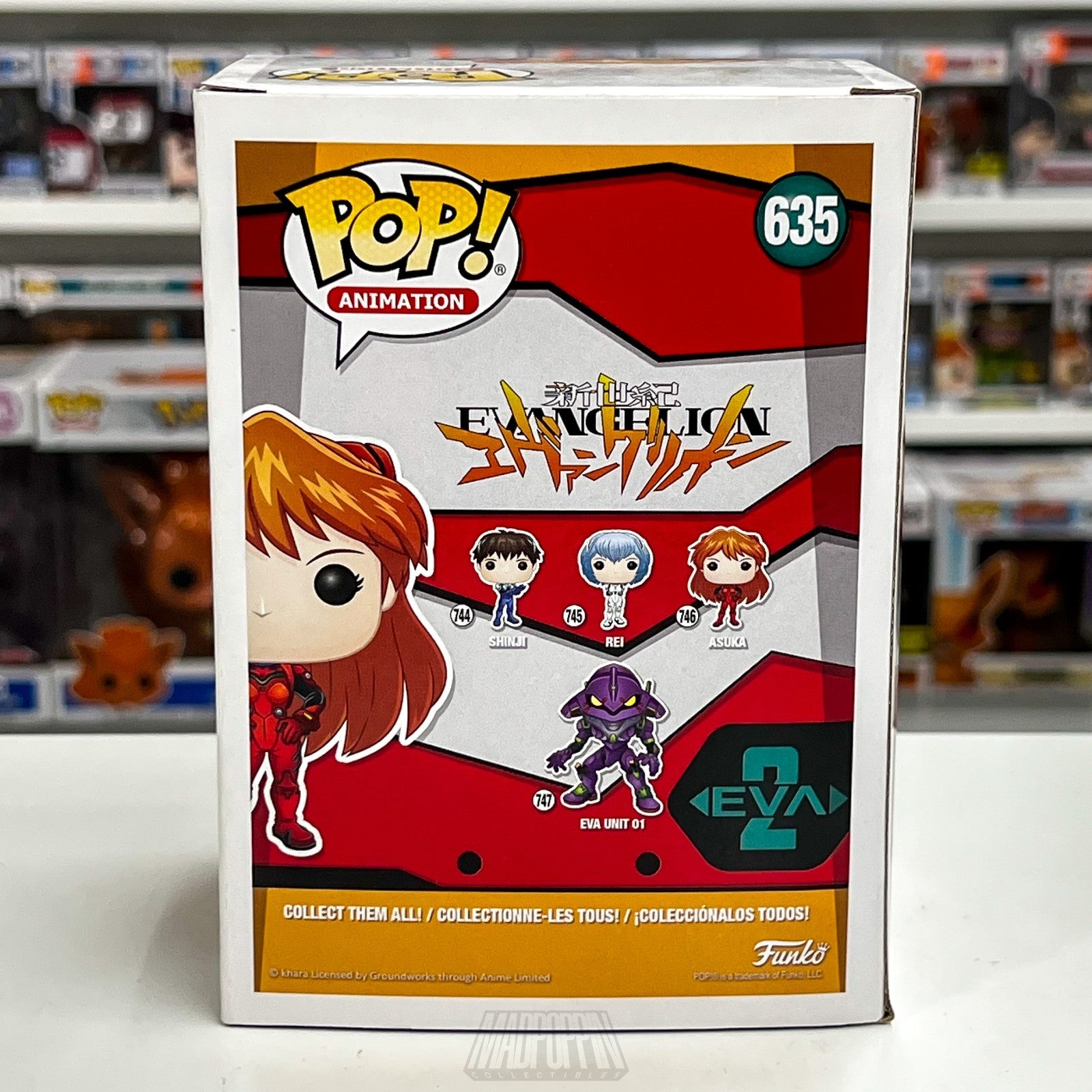 Funko Pop Anime Neon Genesis Evangelion Asuka Langley Soryu 635 Vaulted Mecha