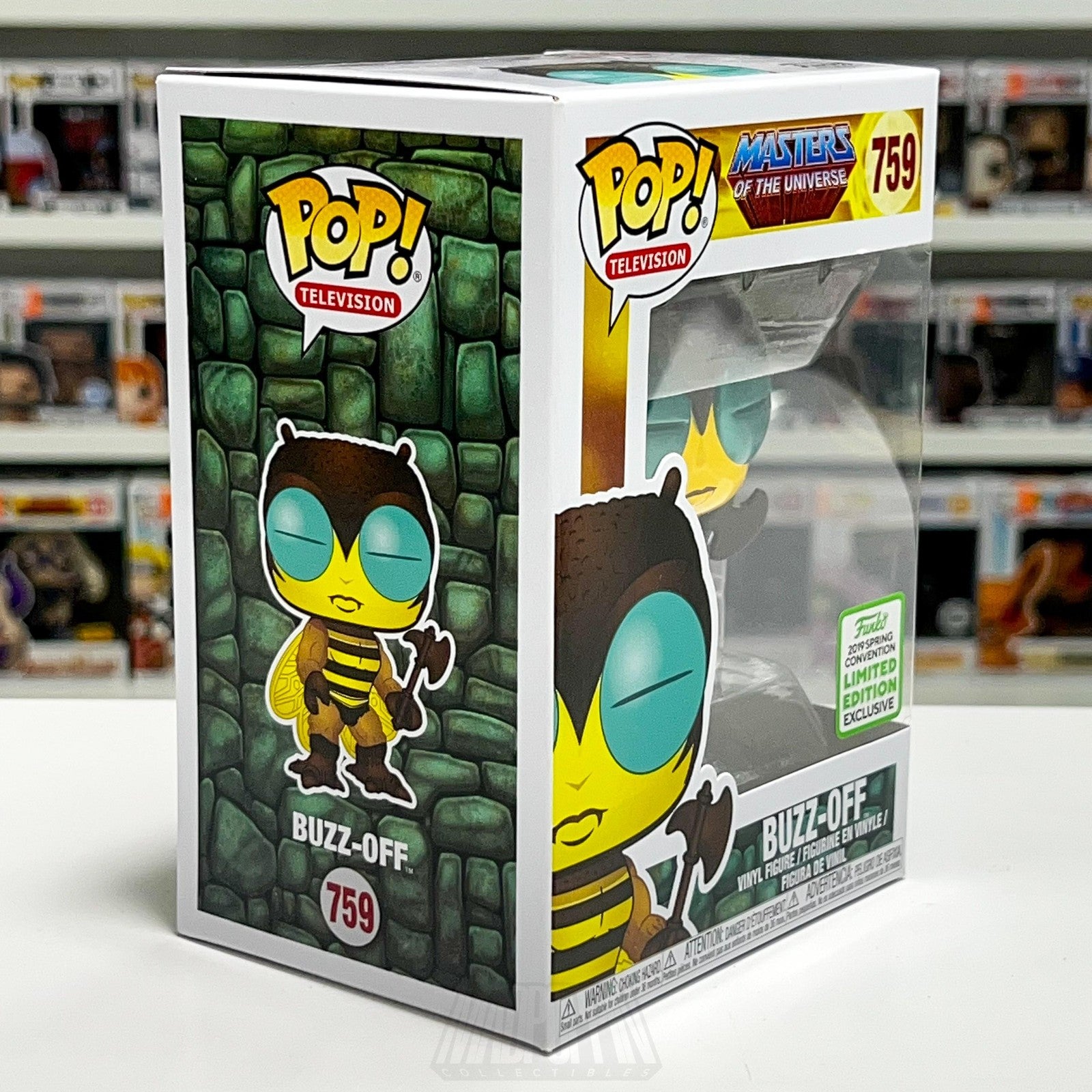 Funko Pop Masters of the Universe MOTU Buzz-Off 759 2019 Spring Convention Toy