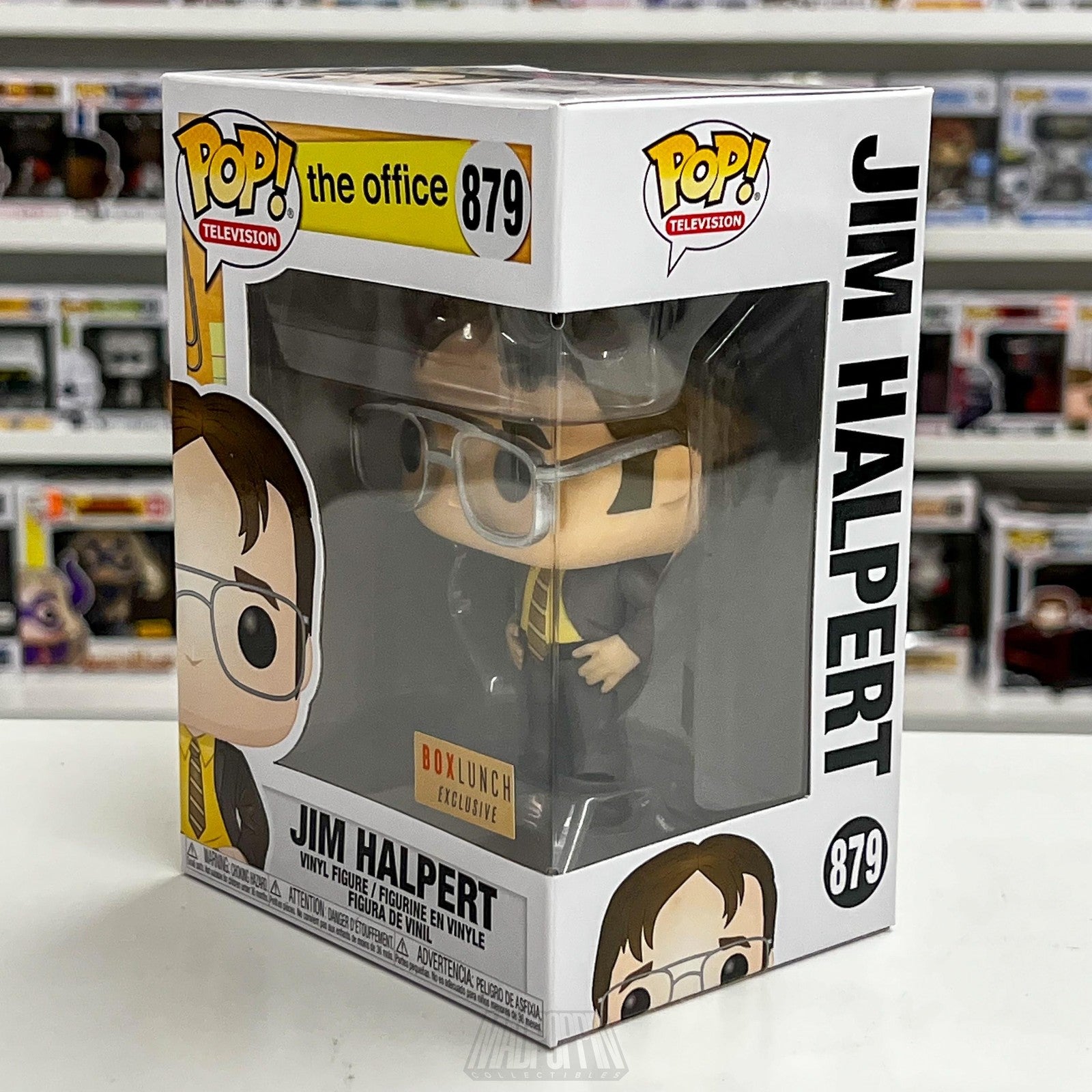 Funko Pop The Office Jim Halpert Dwight Disguise 879 BoxLunch Exclusive New