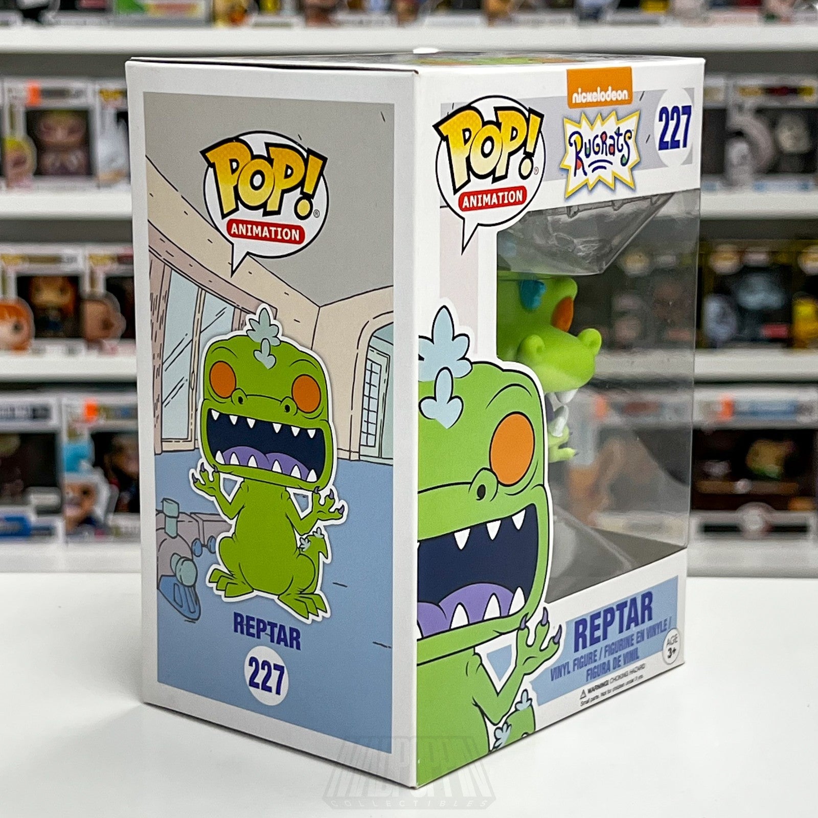Funko Pop Animation Nickelodeon Rugrats Reptar 227 Cartoons Vinyl Figure Toy5