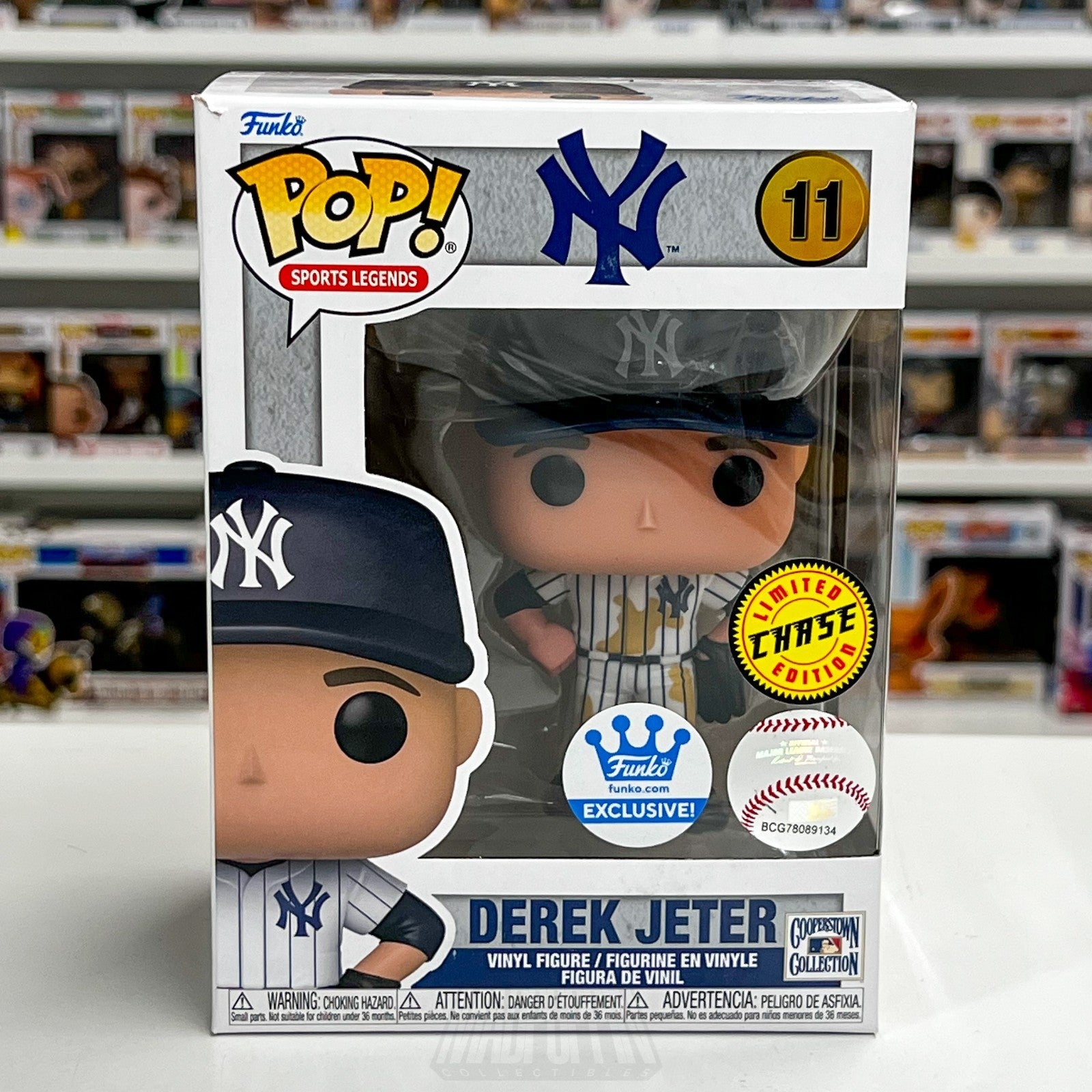Funko Pop MLB Baseball New York Yankees Derek Jeter Muddy Chase 11 Sport Legends0