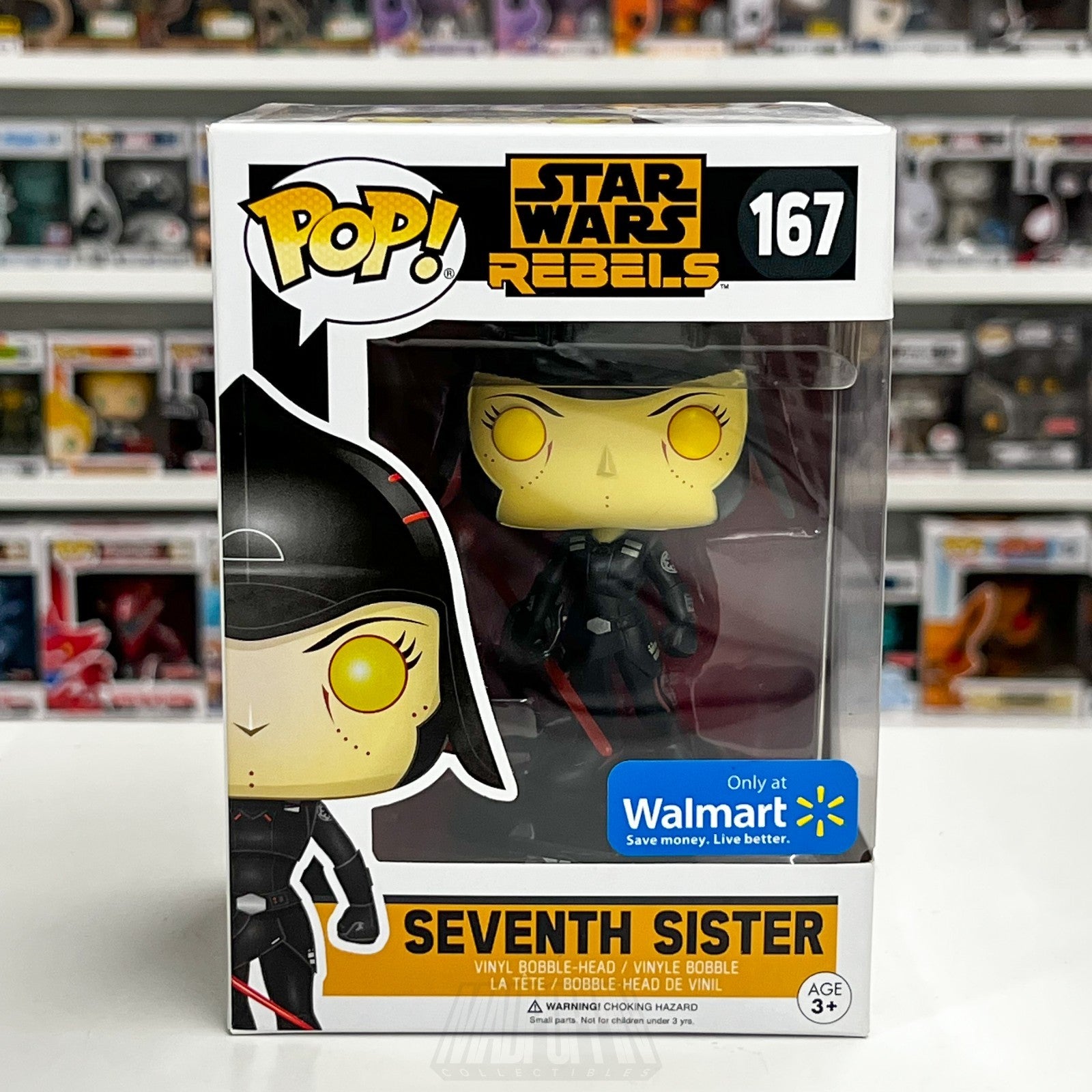 Funko Pop Star Wars Rebels Seventh Sister Walmart 167 Inquisitor Vinyl Figure0