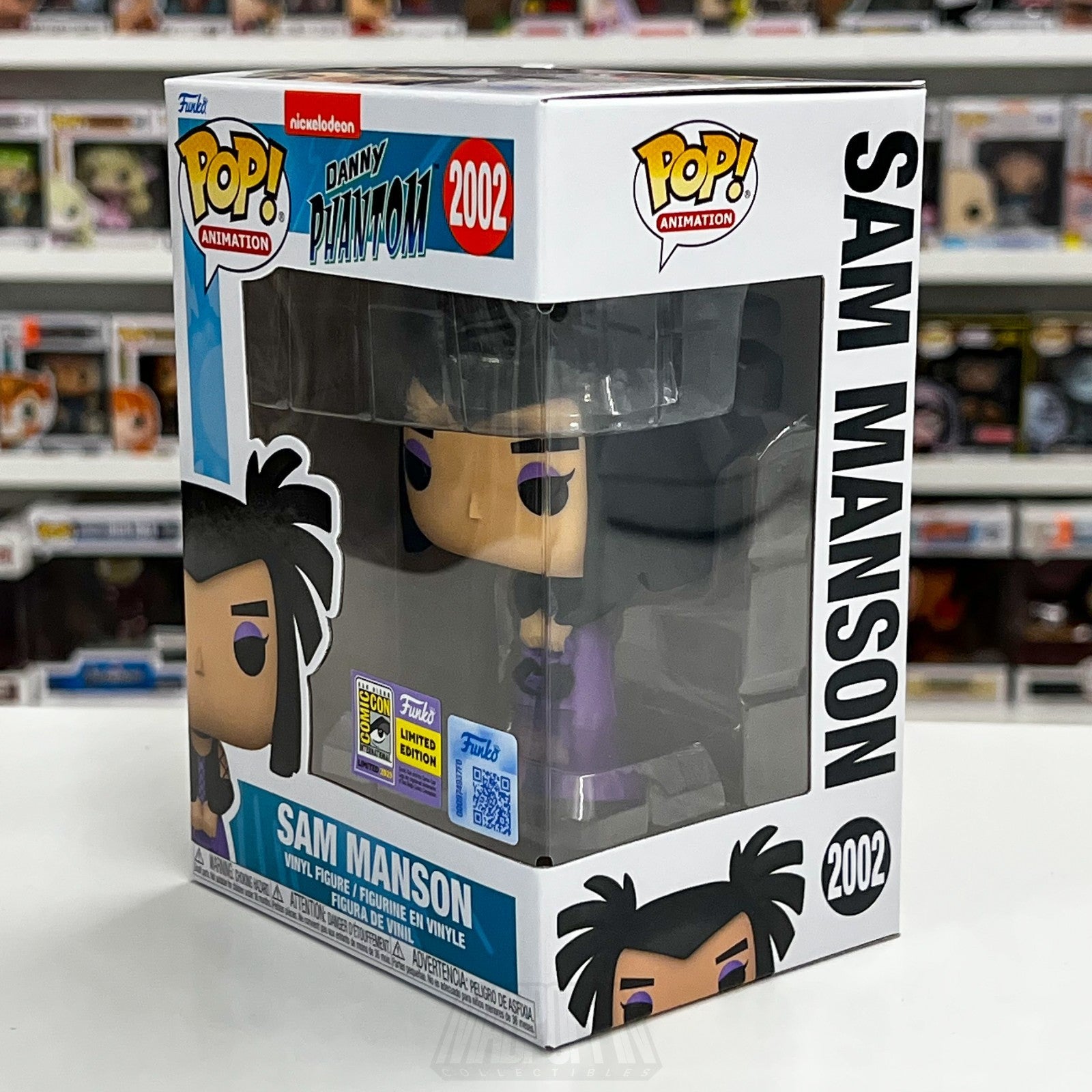 Funko Pop Animation Danny Phantom Sam Manson SDCC Con Sticker 2002 Vinyl Figure1