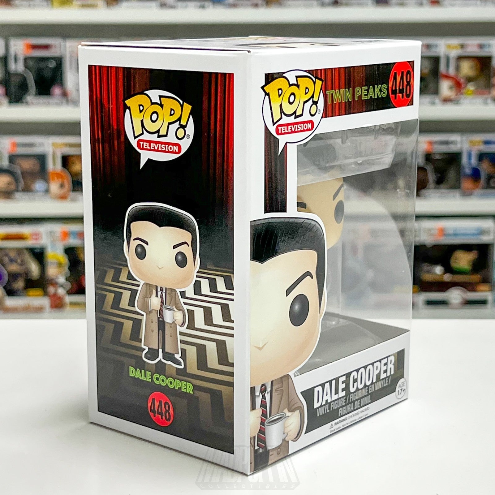 Funko Pop Television Twin Peaks Dale Cooper FBI Agent Vaulted 448 Coffee Mug ABC