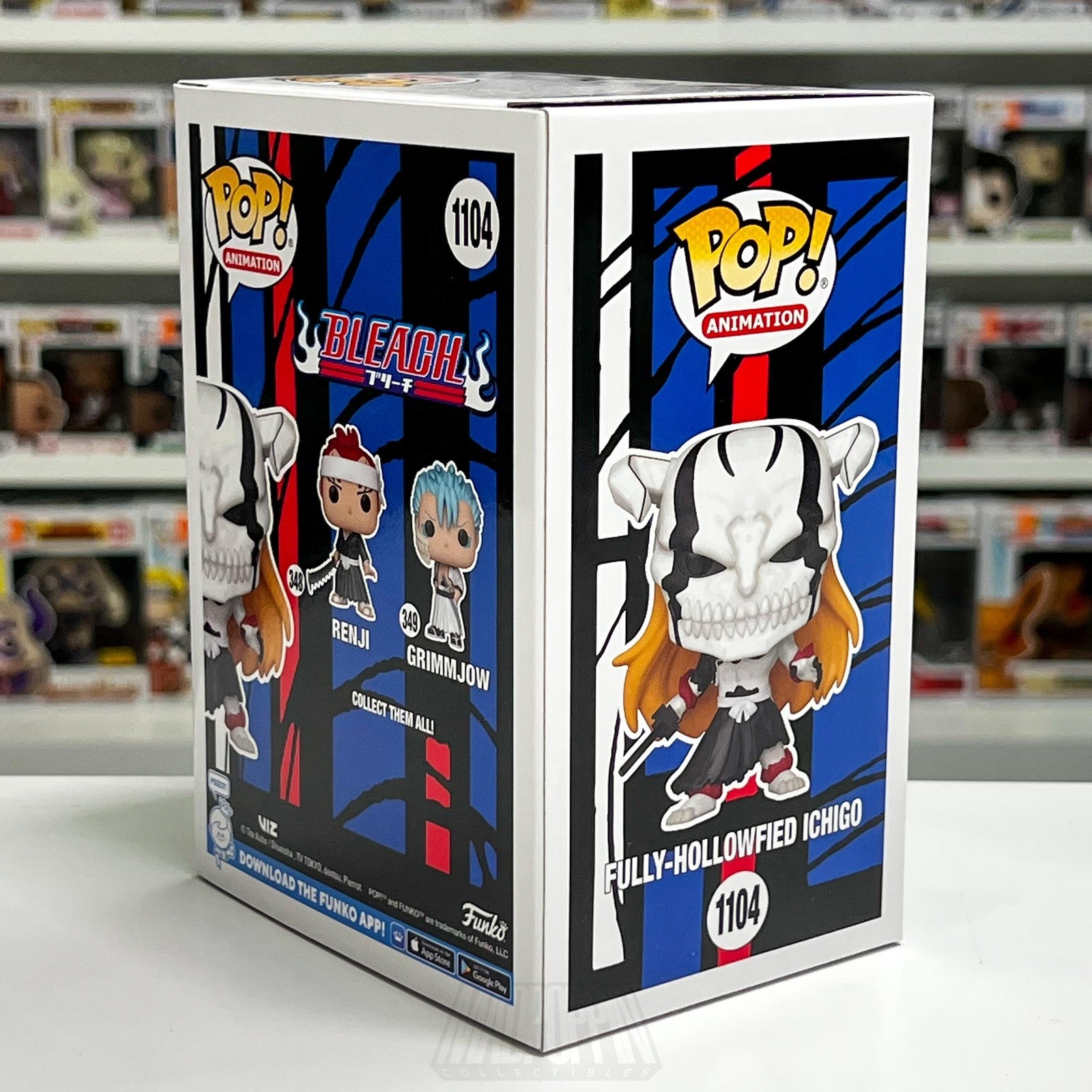 Funko Pop Animation Bleach Fully-Hollowfied Ichigo 1104 Glow Chase EE Anime NIB