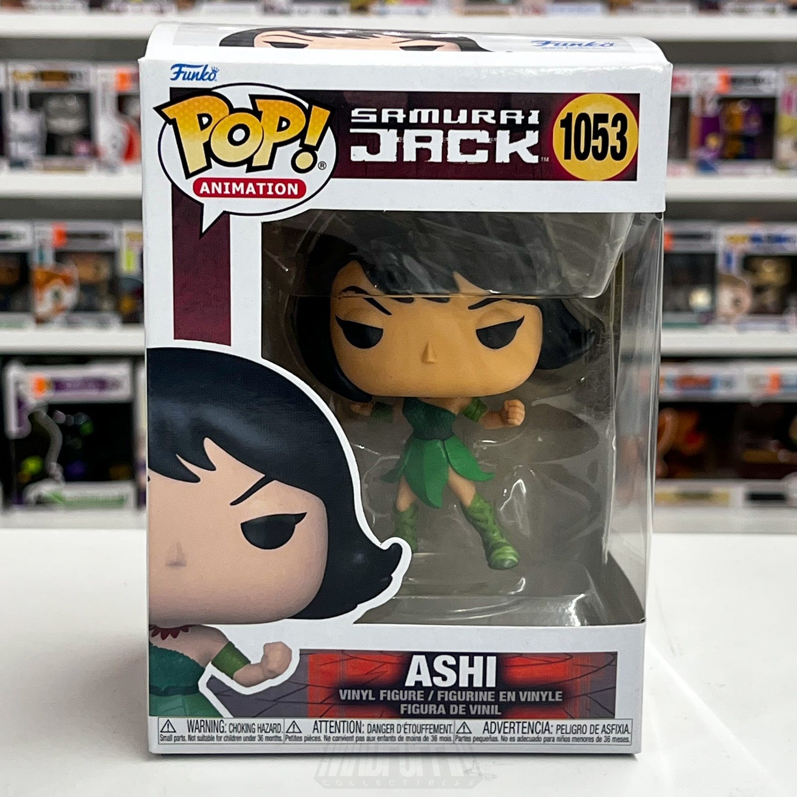 Funko Pop! Animation: Samurai Jack - Ashi - Figura in Vinile da Collezione - Idea Regalo - Merchandising Ufficiale - Giocattoli per Bambini e Adulti - TV Fans - Figura da Collezione