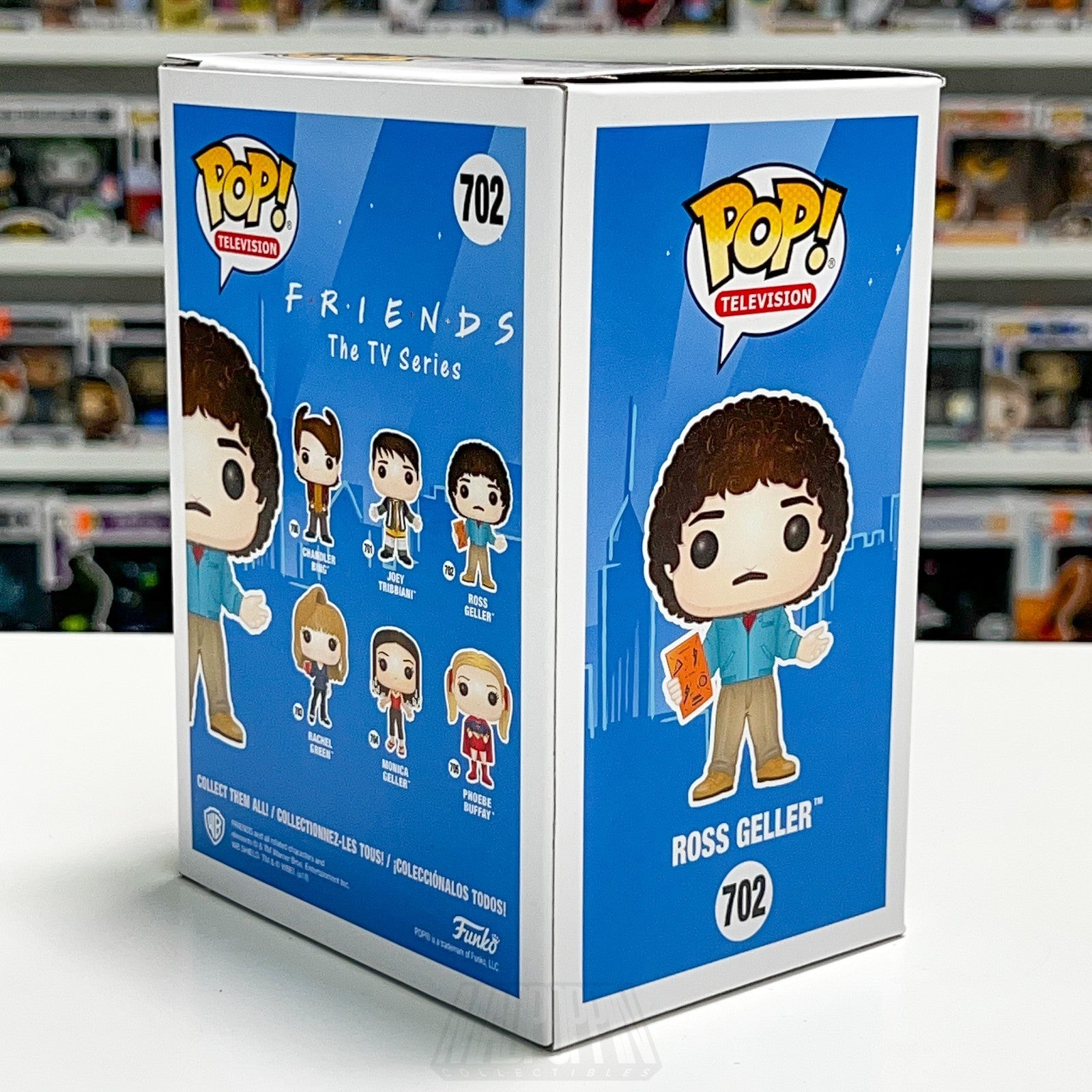 Funko Pop Television FRIENDS Ross Gellar 702 80s Hair Comedy Show Sitcom 90s NIB4