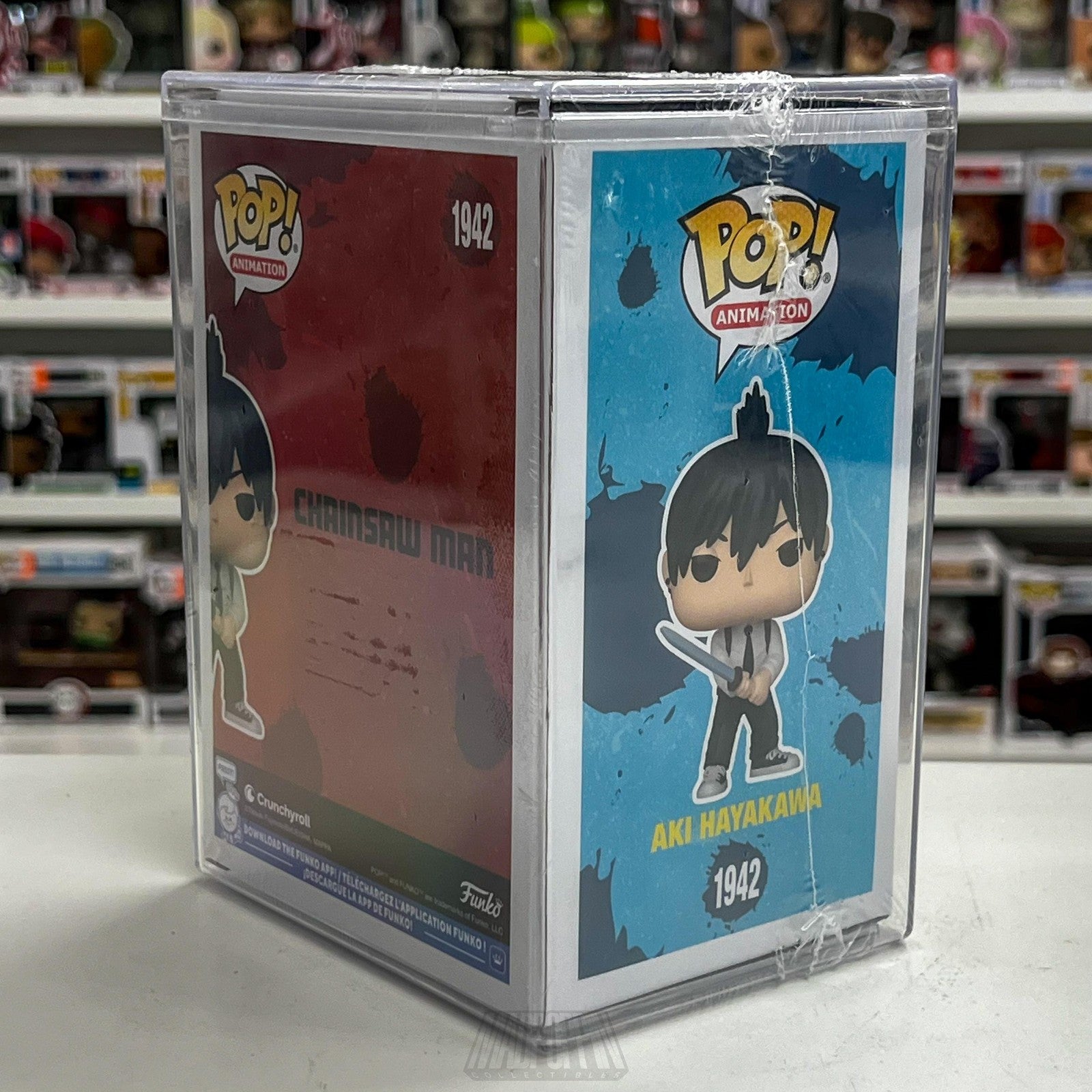 Funko Pop Chainsaw Man Aki Hayakawa 1942 Limited 5000pcs Vinyl Figure Animation