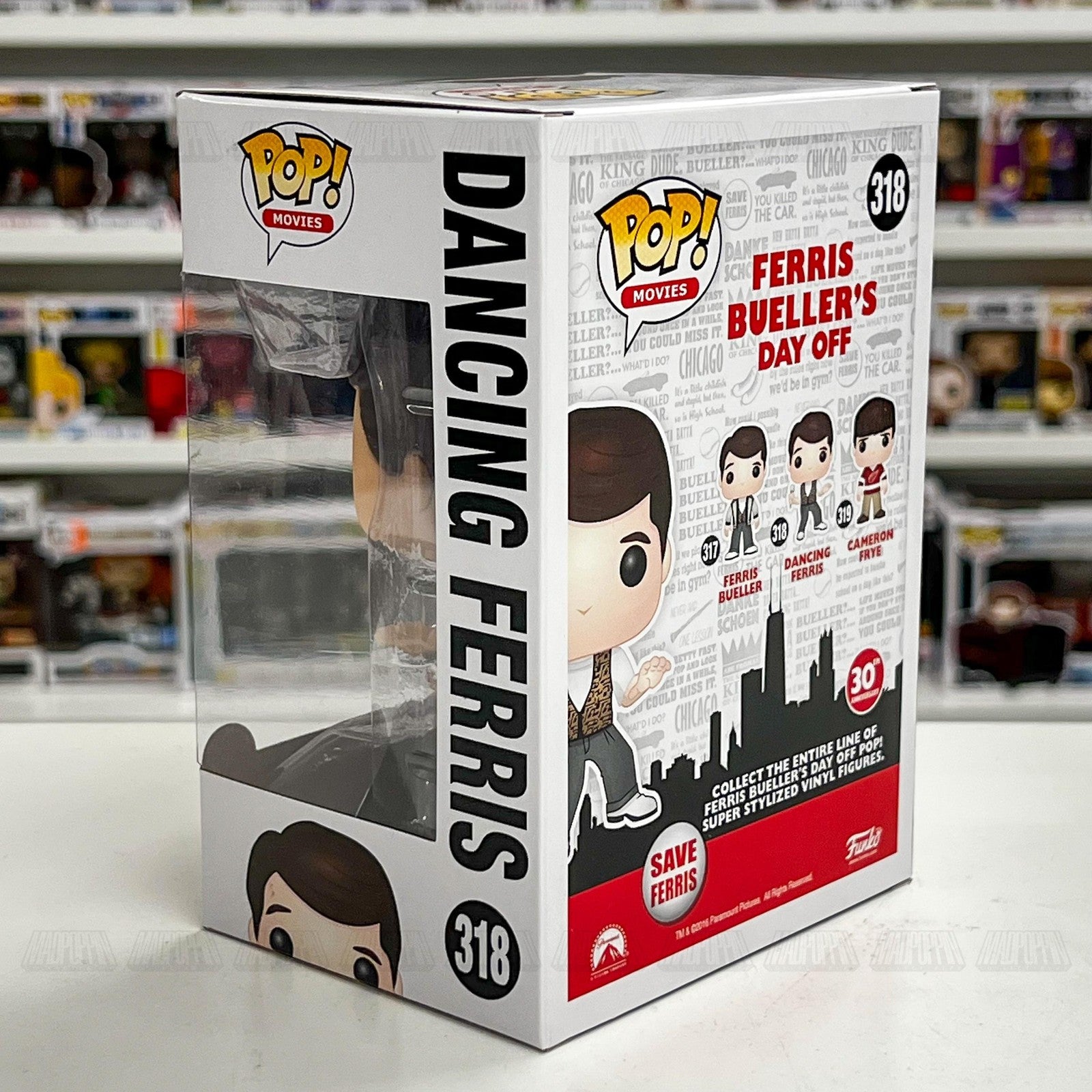 Funko Pop Ferris Bueller's Day Off Dancing Ferris 318 30th Anniversary New
