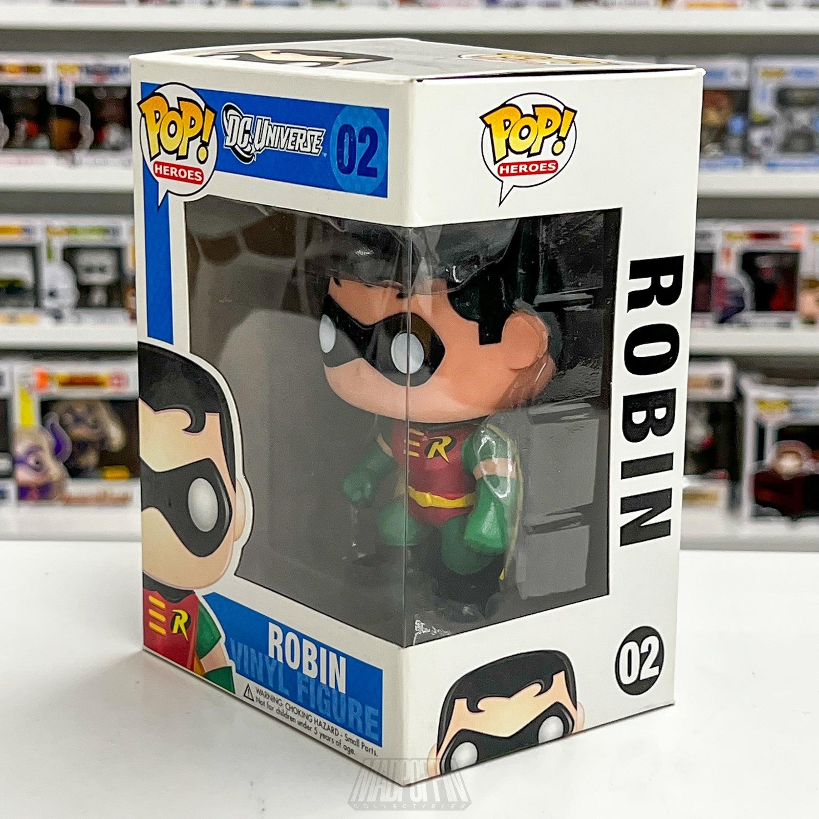Funko Pop Heroes Robin 02 DC Universe Vaulted Vinyl Figure New In Box