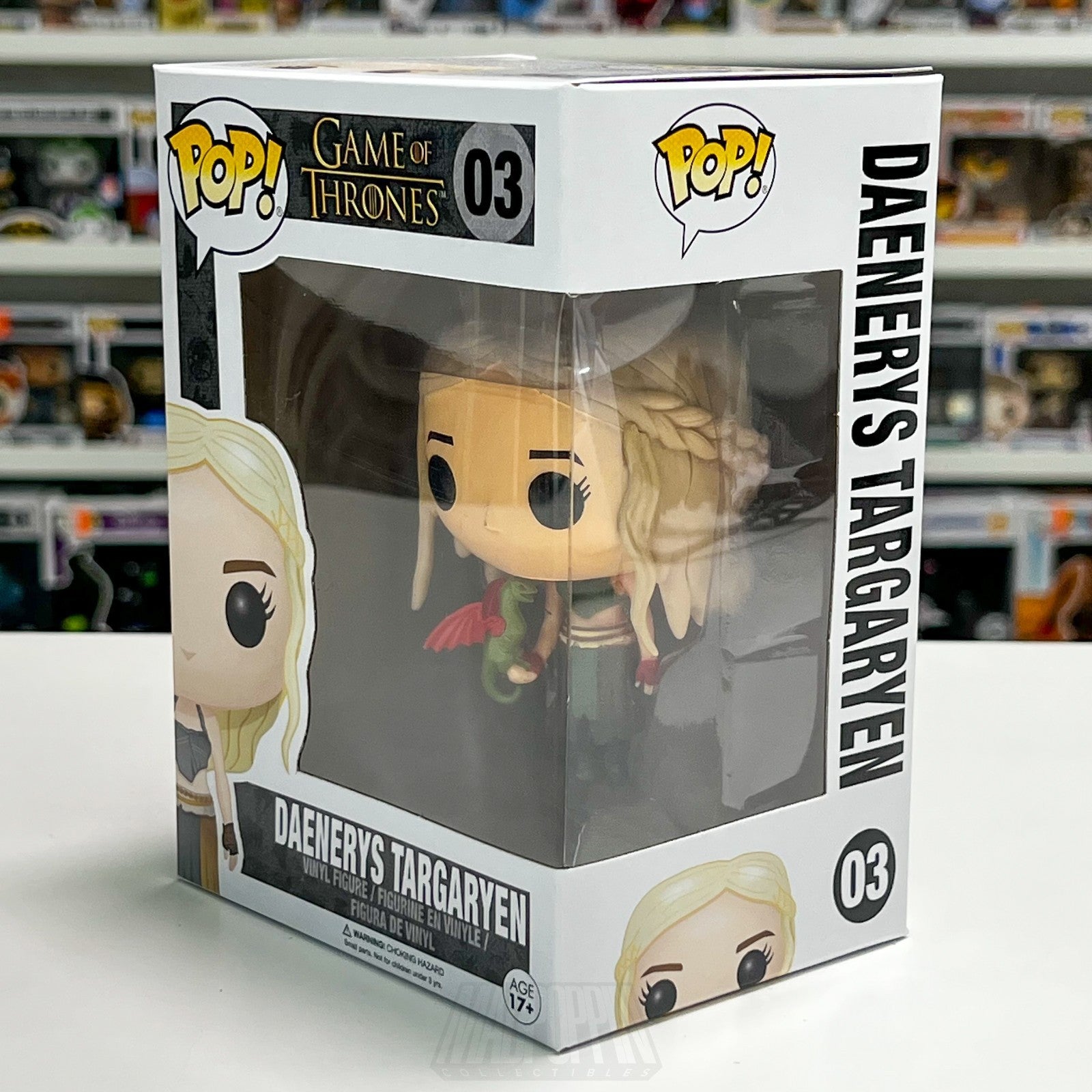 Funko Pop TV Game of Thrones Daenerys Targaryen Rhaegal 03 HBO Queen Stormborn1