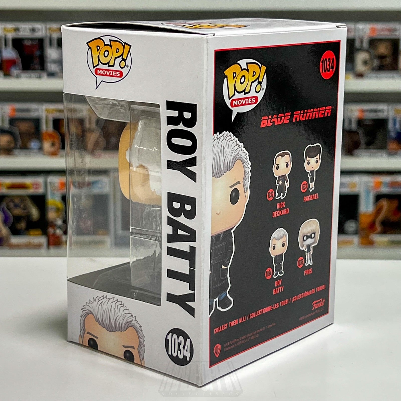 Funko Pop! Movies Blade Runner Roy Batty #1034 Figure Ridley Scott Toy SciFi NIB